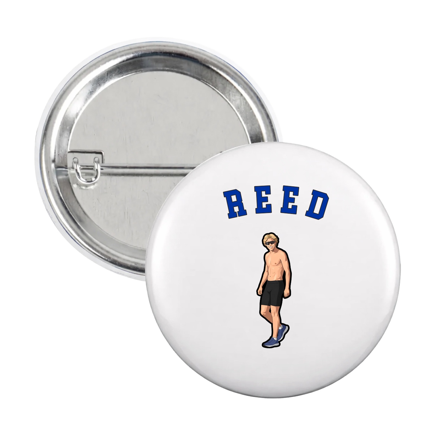 Game Day Button — Shirsey Arch in White