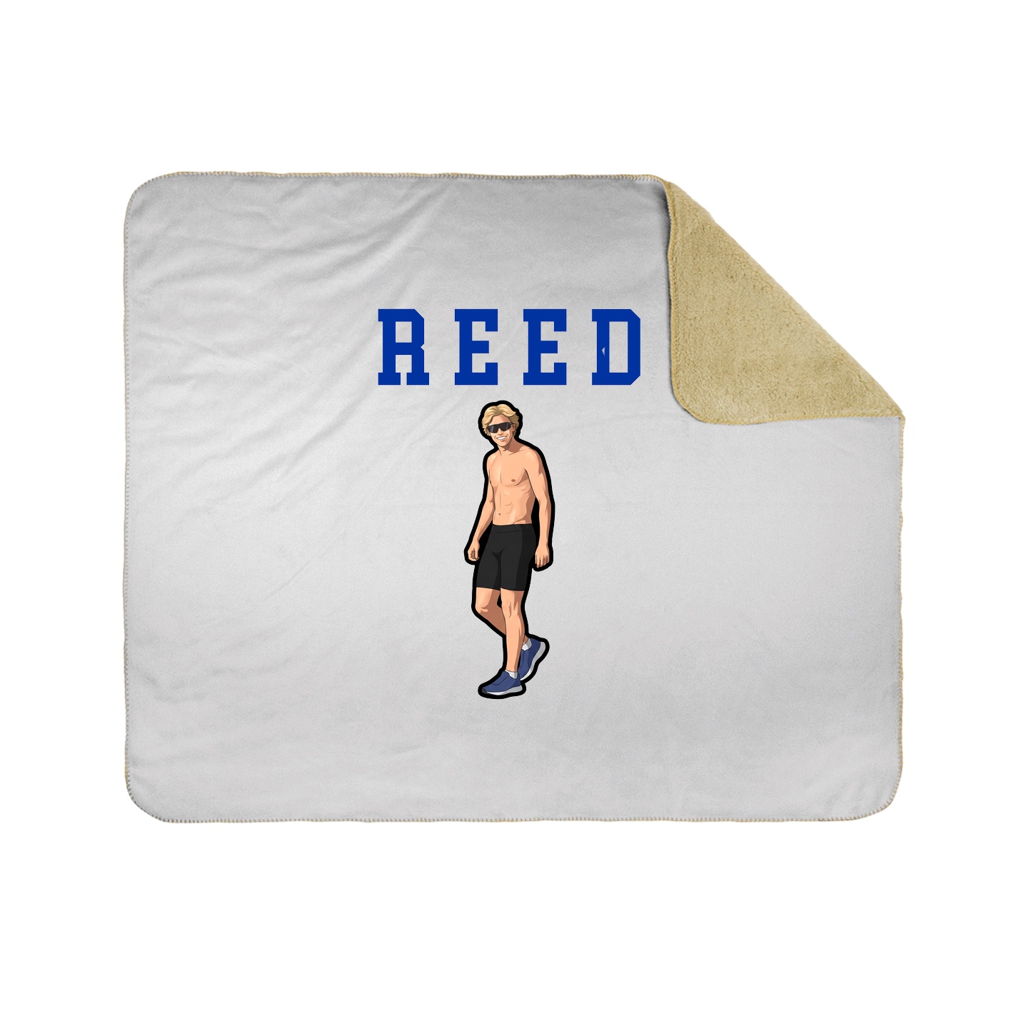 Throw Blanket — Shirsey in White