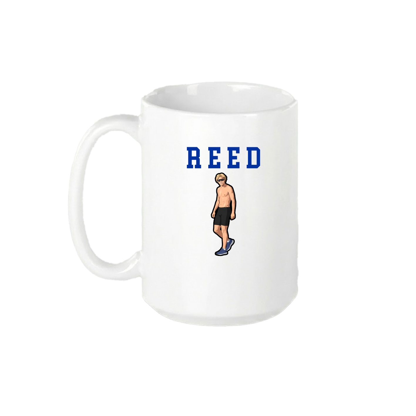 15oz Coffee Mug — Shirsey in White