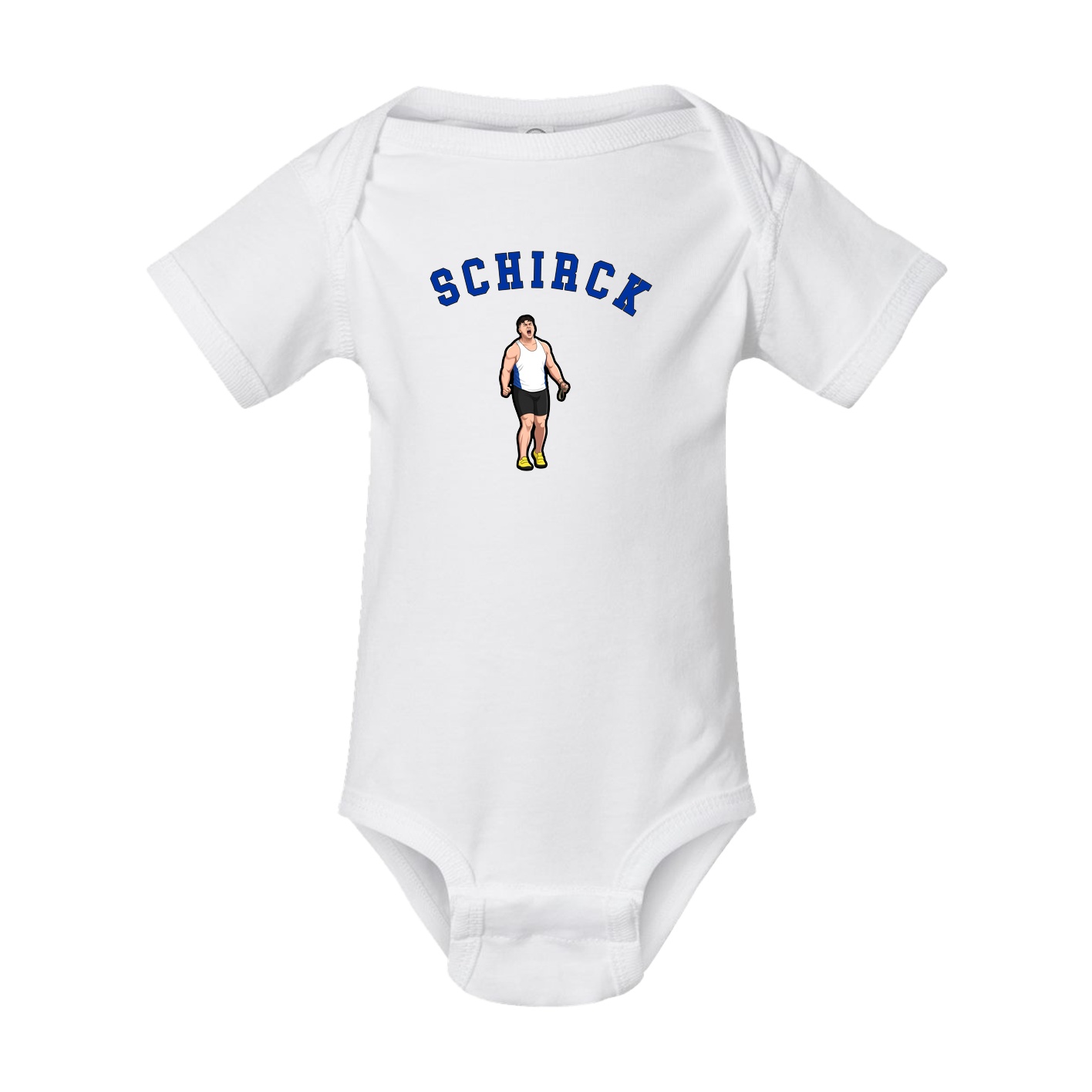 Baby Onesie — Shirsey Arch in White