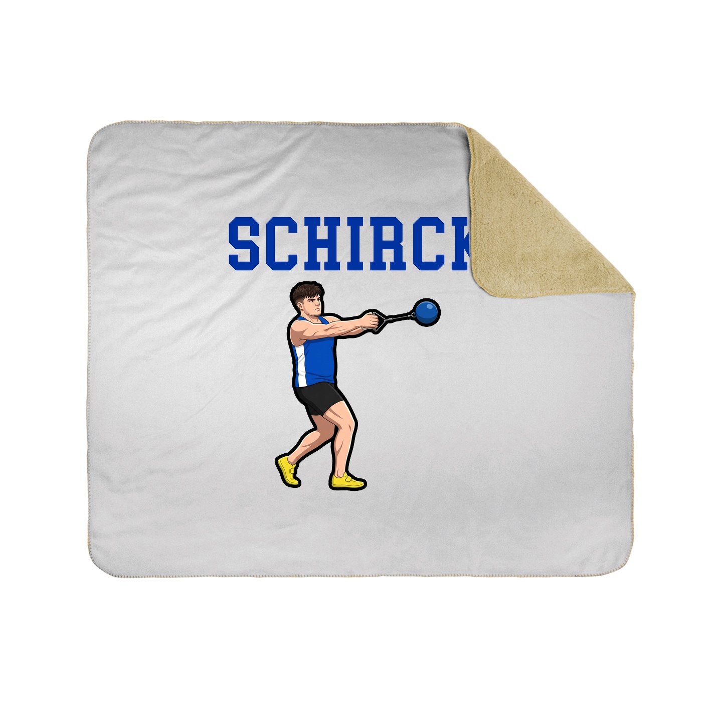 Throw Blanket — Shirsey in White