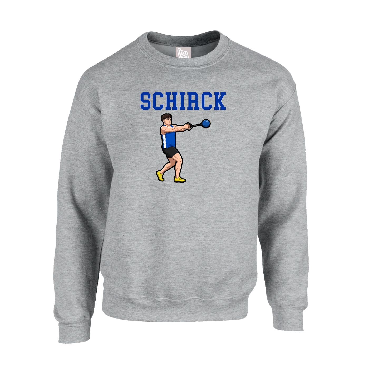 Fleece Crew — Shirsey in Grey