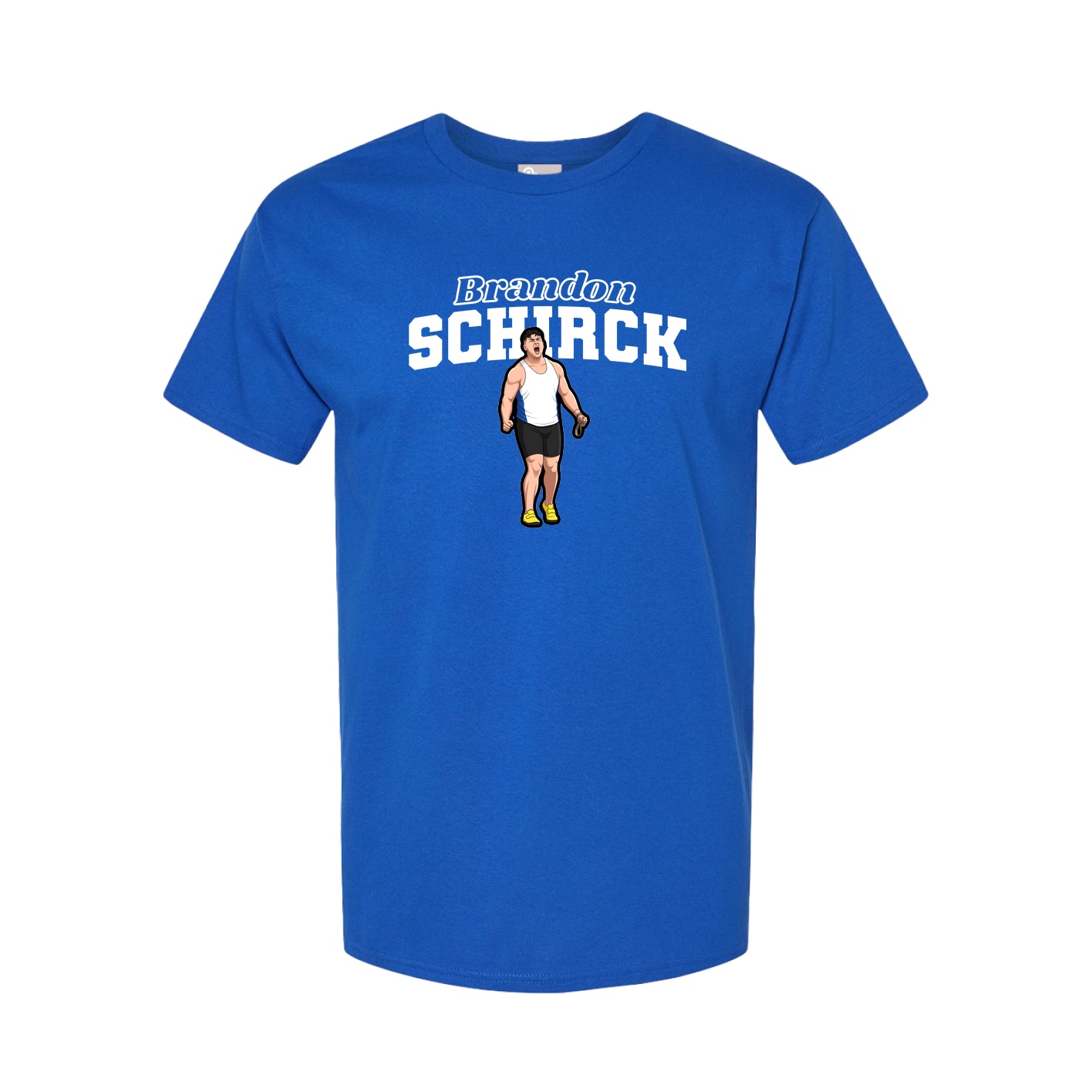 Youth Tee — Name Arch in Royal