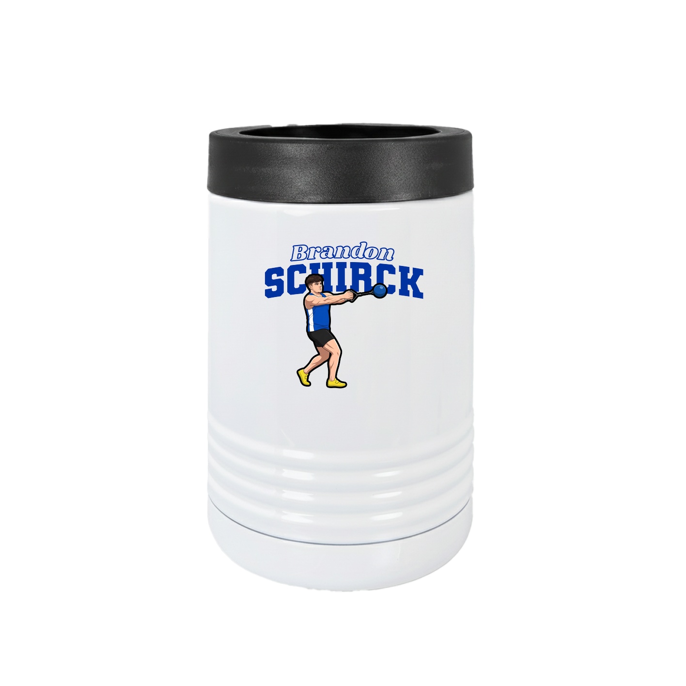 Beverage Holder — Name Arch in White
