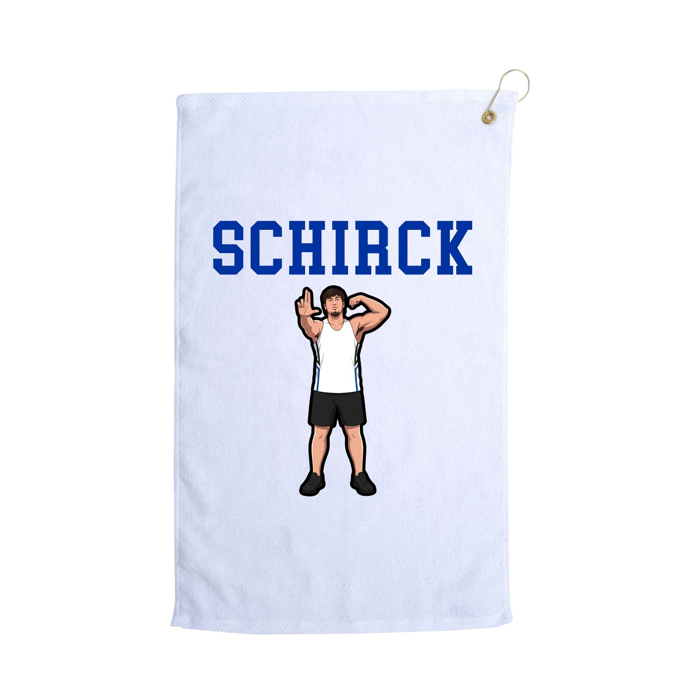 Golf Towel — Shirsey in White