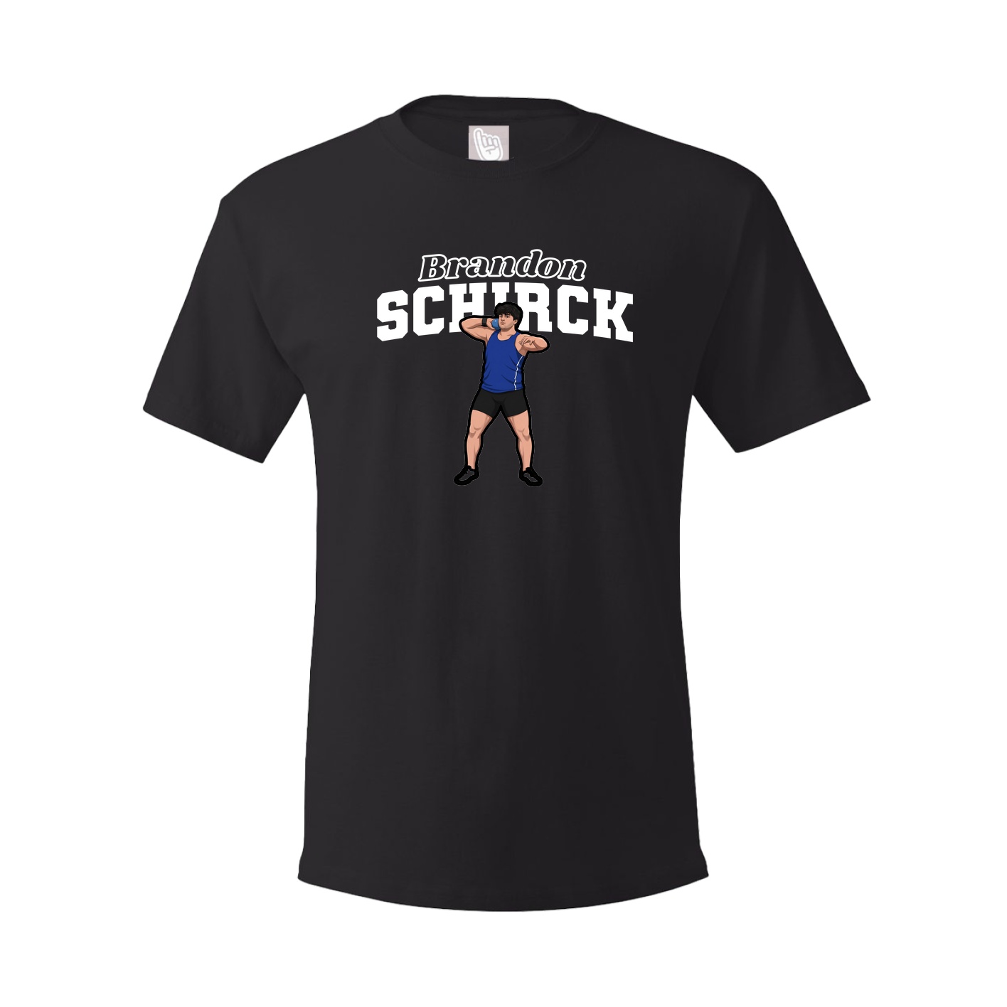 Youth Tee — Name Arch in Black