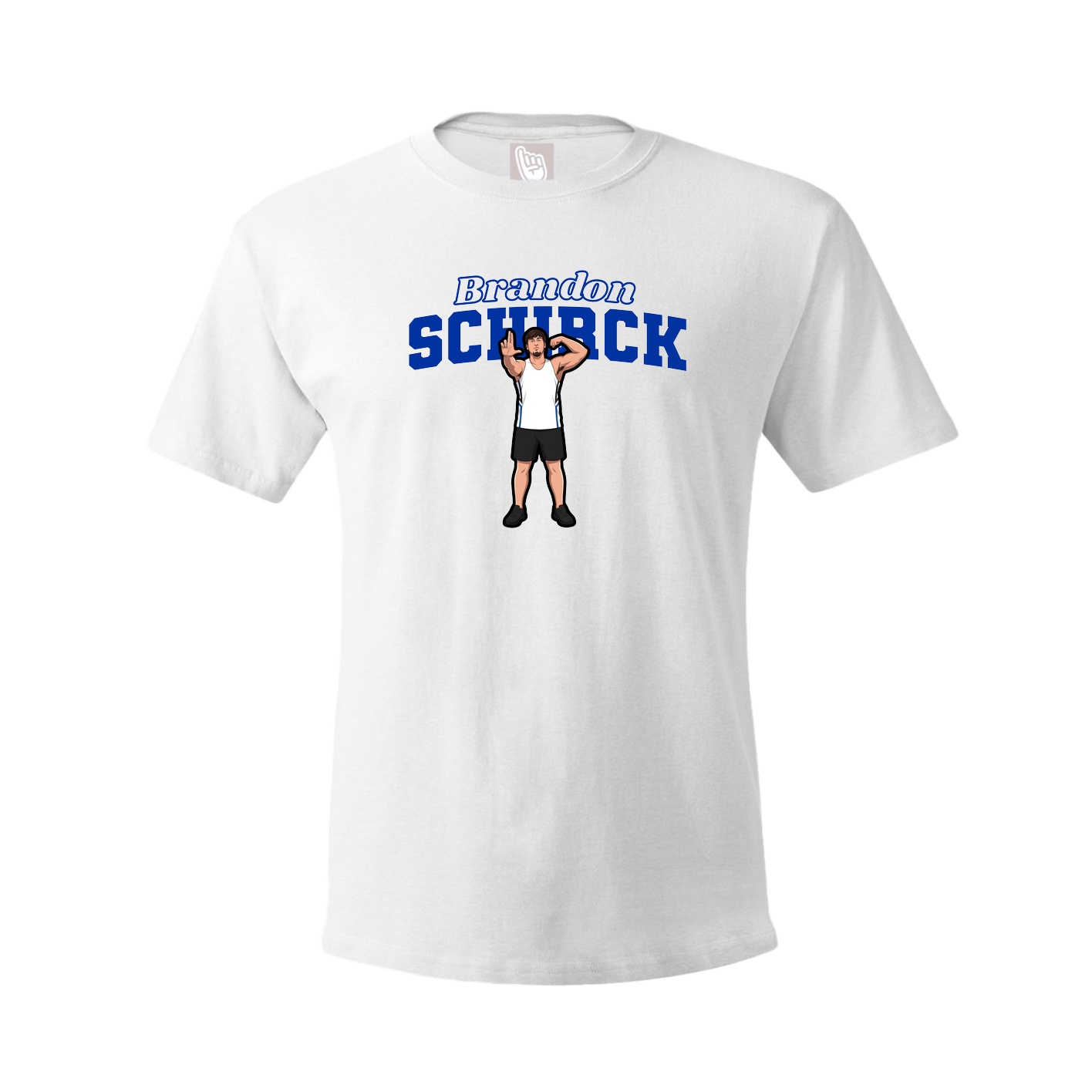 Tee — Name Arch in White