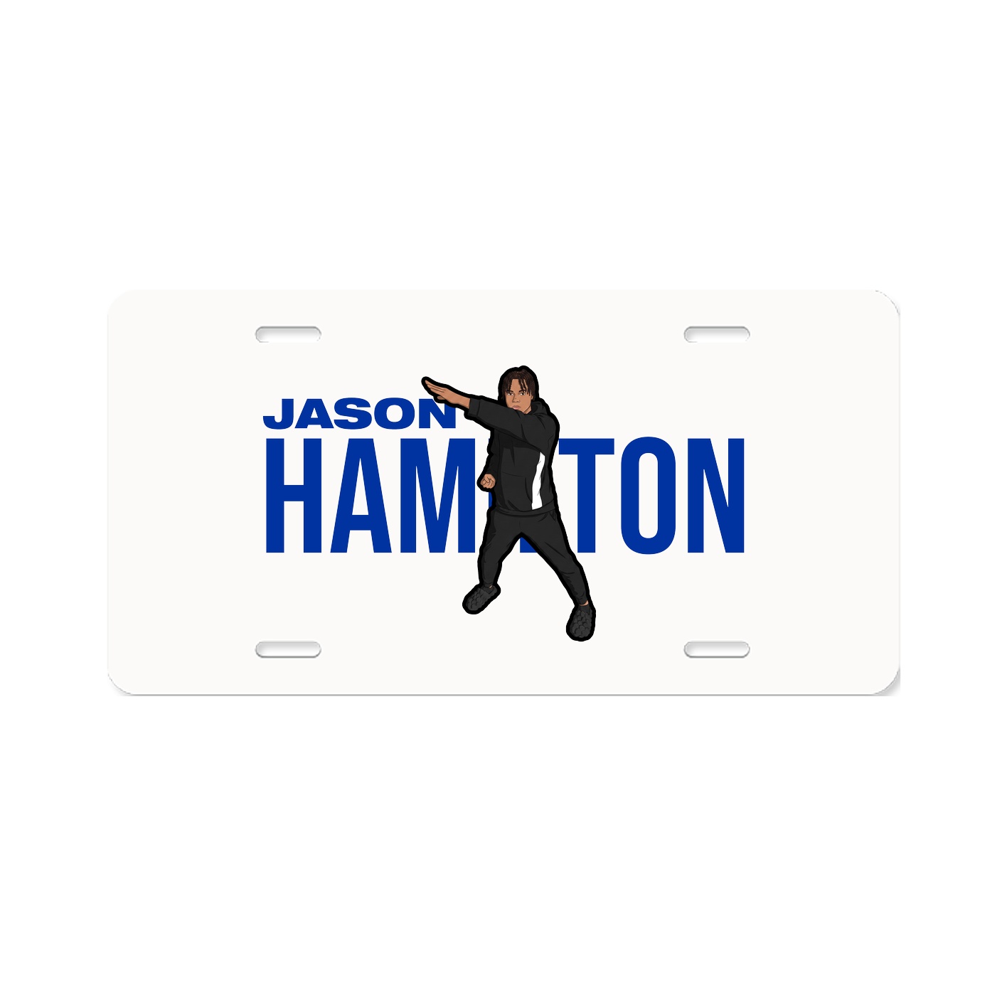 License Plate — Player Name in Classic