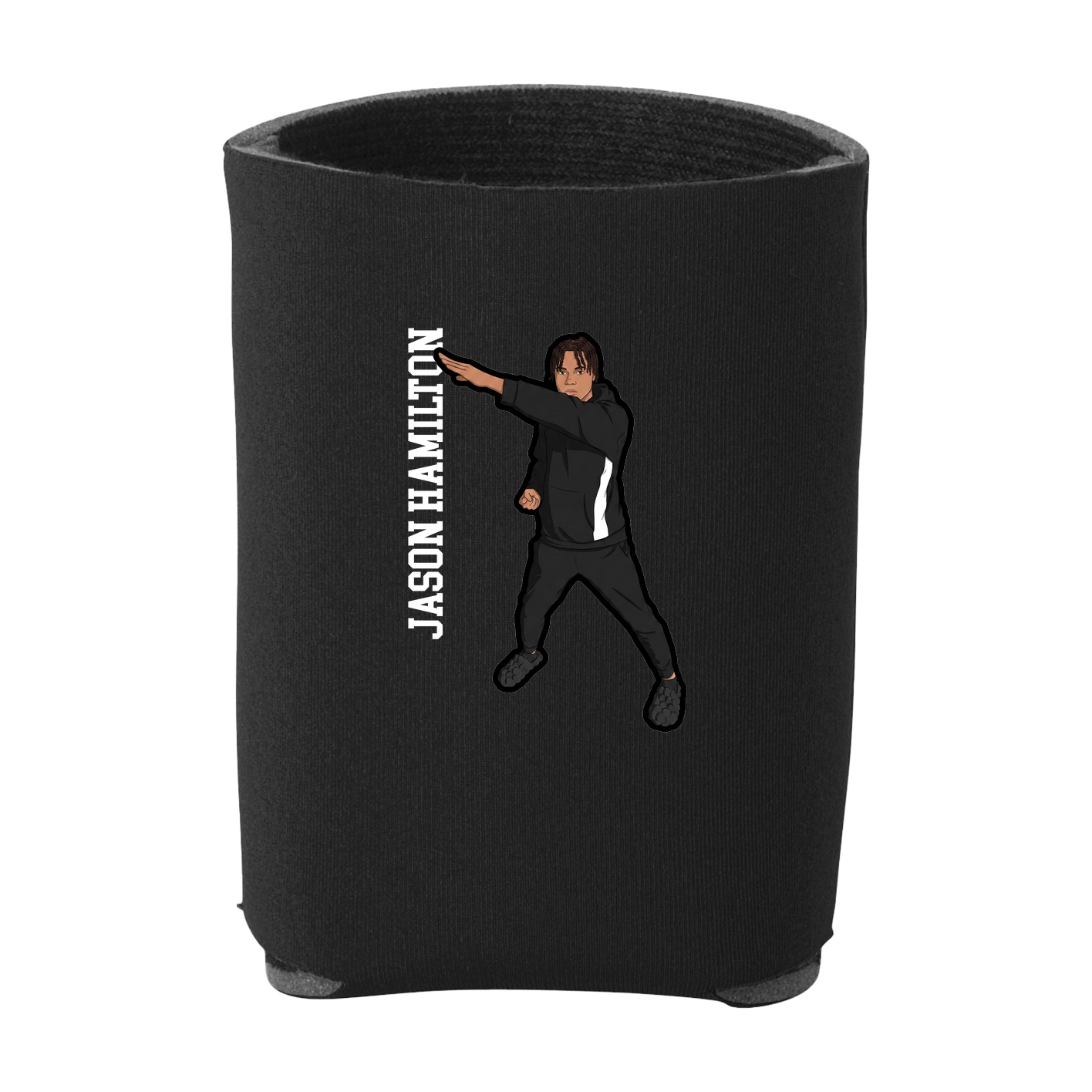 Can Holder — Name Vertical in Black