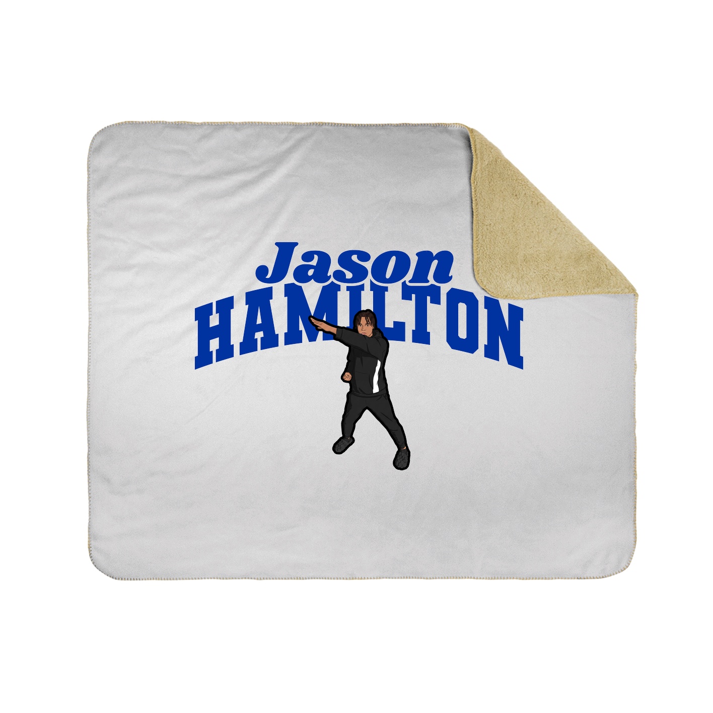 Throw Blanket — Signature Arch in White