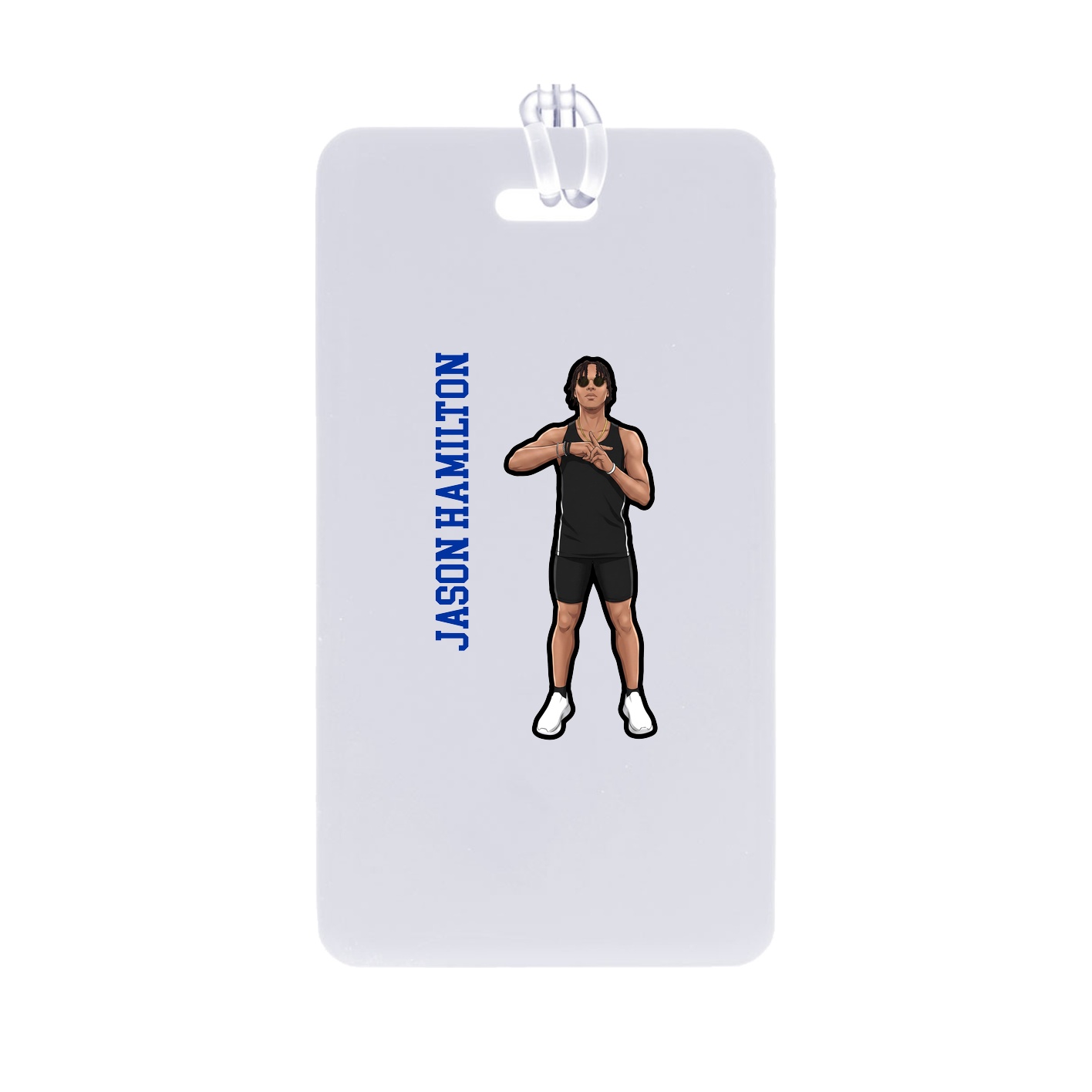 Bag Tag — Name Vertical in Classic