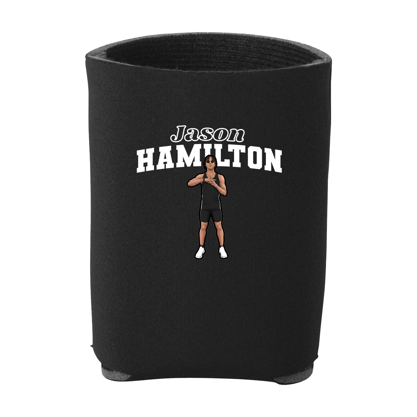 Can Holder — Name Arch in Black