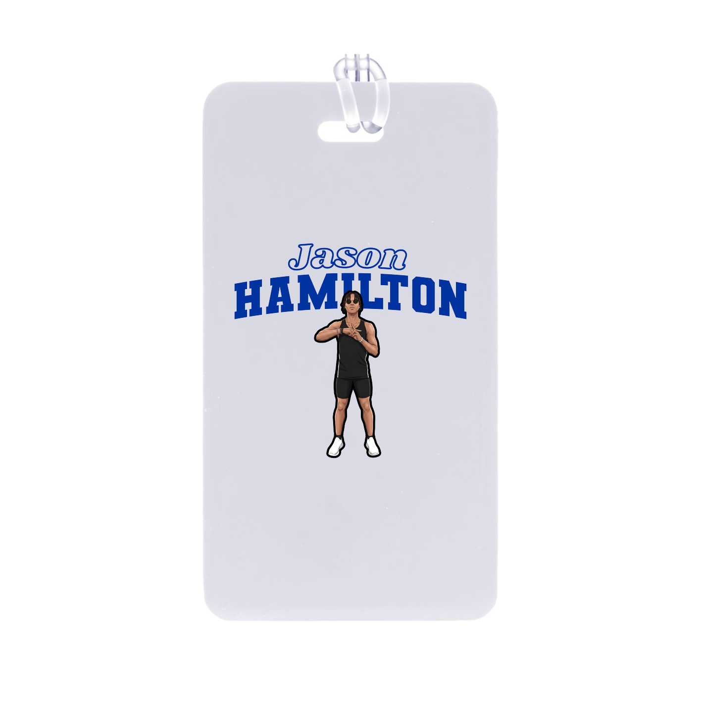 Bag Tag — Name Arch in Classic