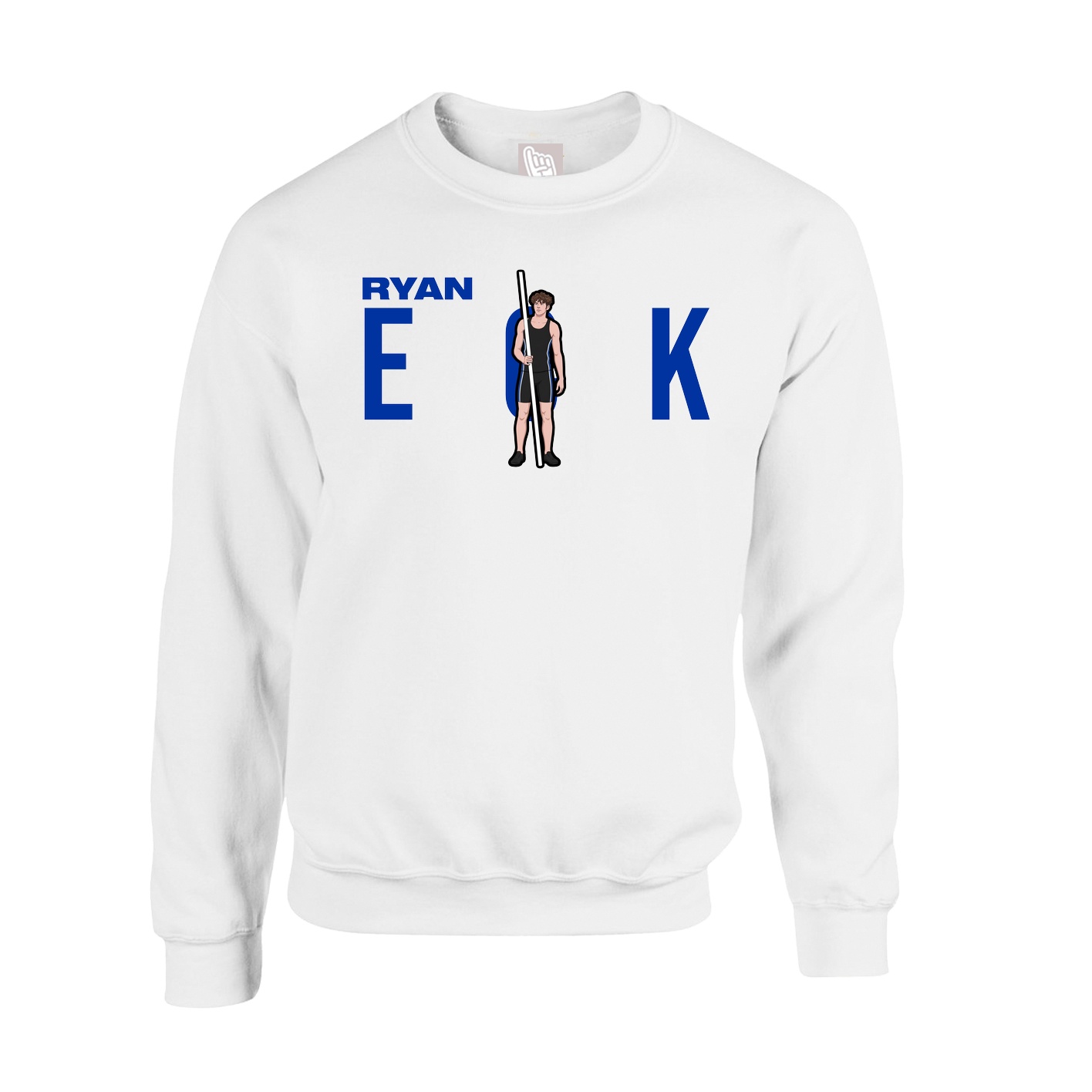 Fleece Crew — Player Name in White