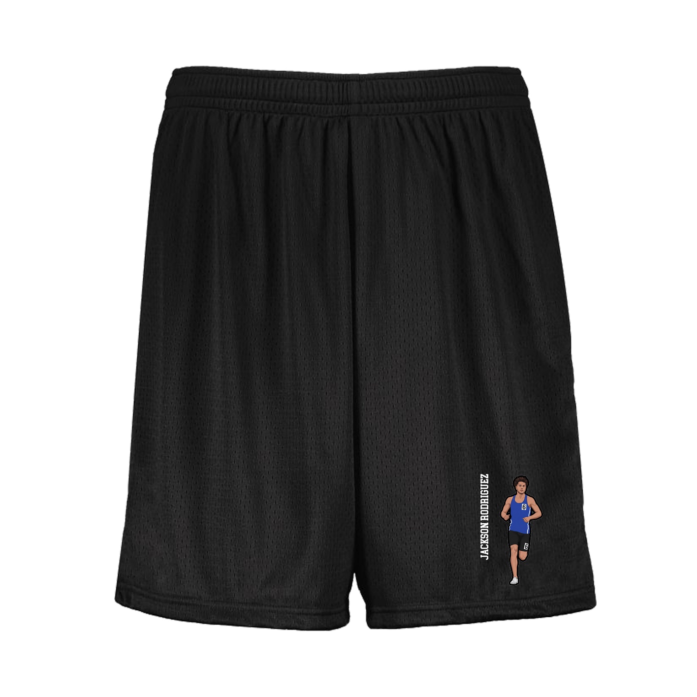 Shorts — Name Vertical in Black