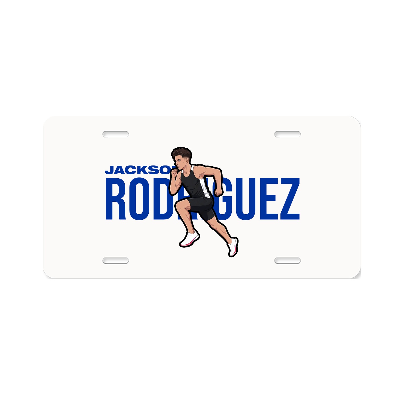 License Plate — Player Name in Classic