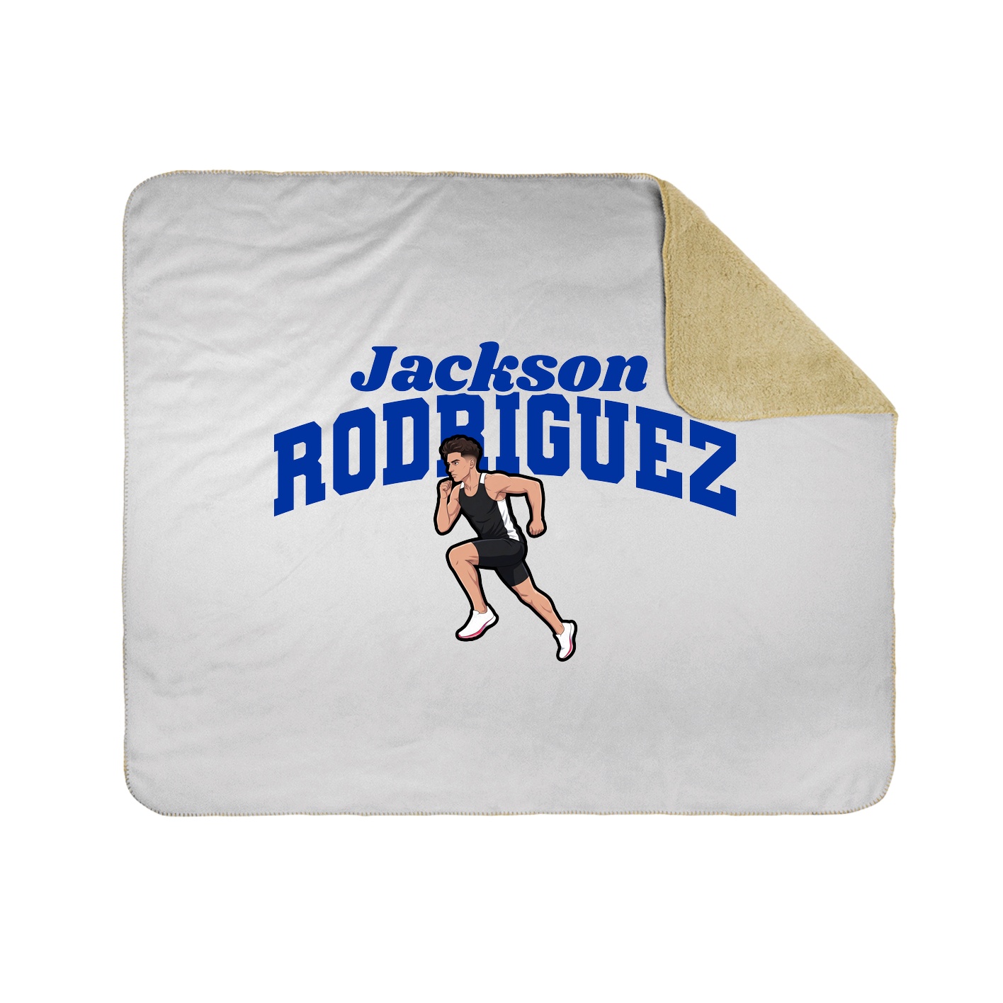 Throw Blanket — Signature Arch in White