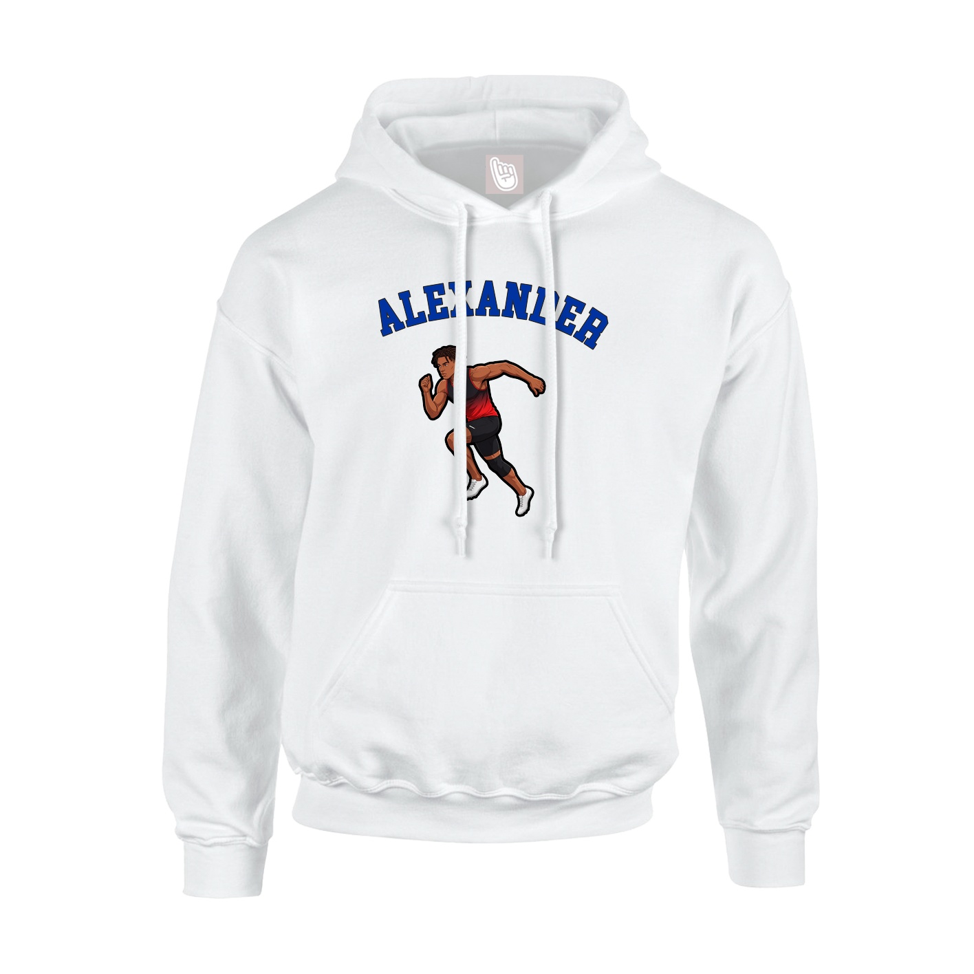Hoodie — Shirsey Arch in White