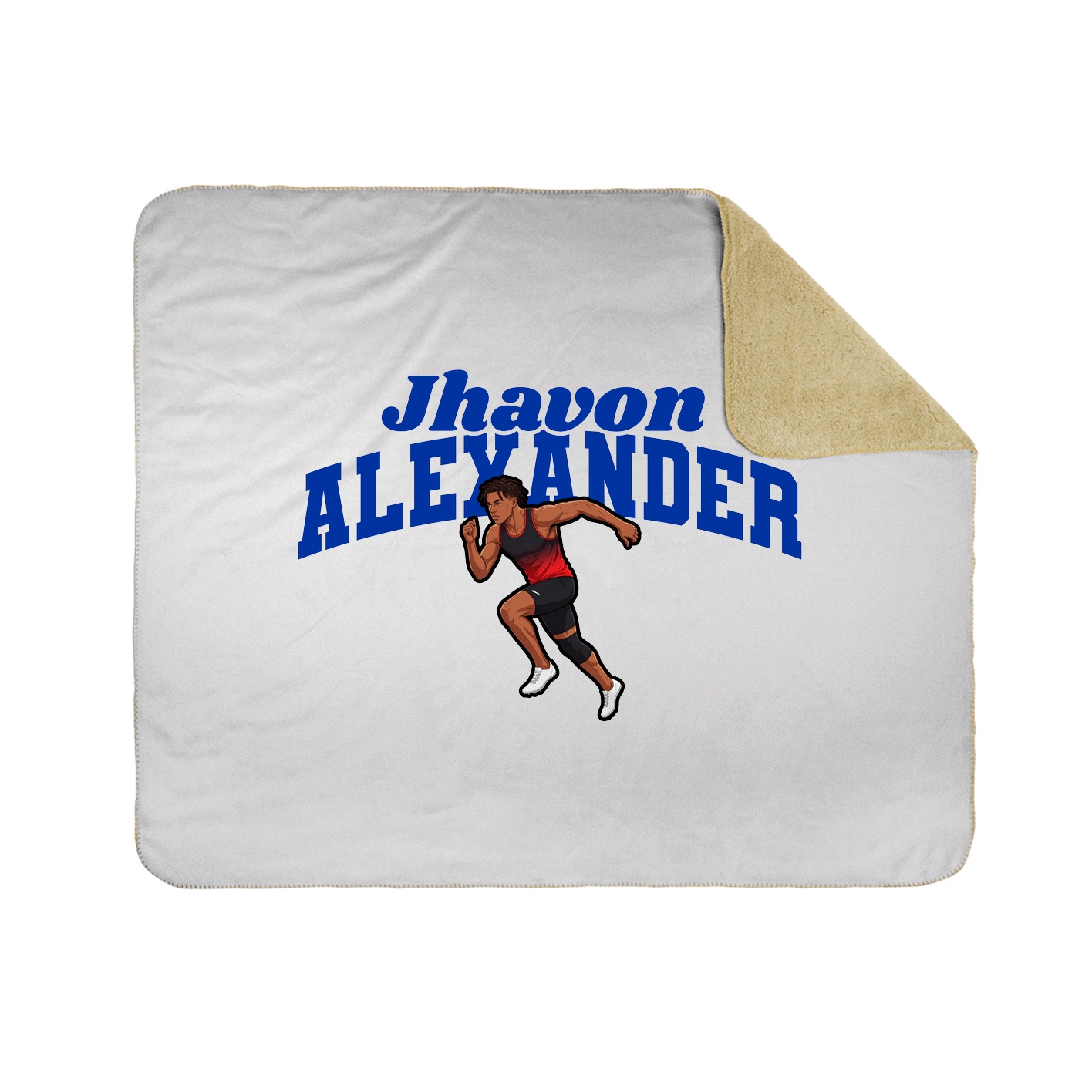 Throw Blanket — Signature Arch in White