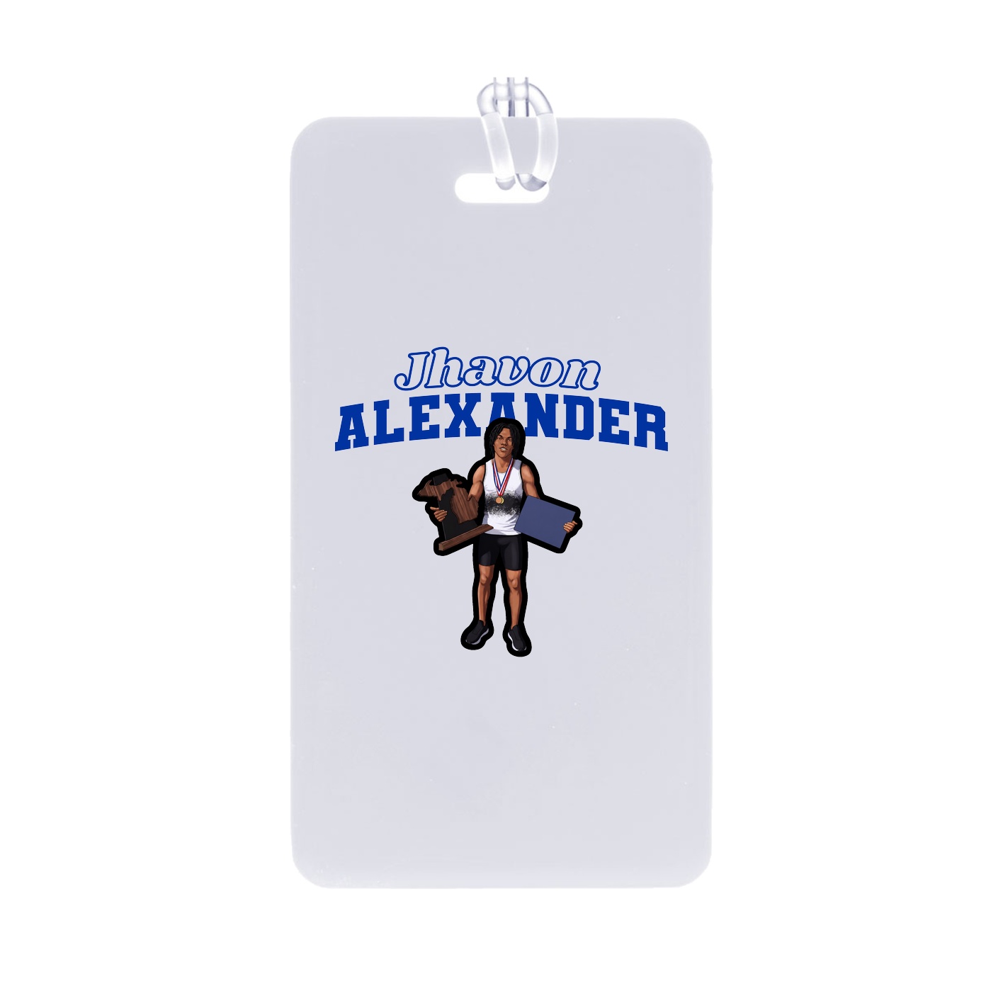 Bag Tag — Name Arch in Classic