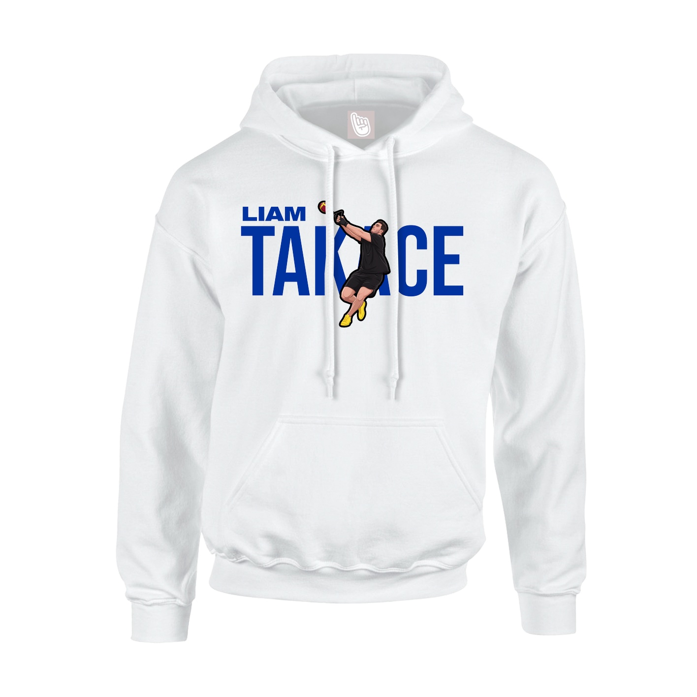 Youth Hoodie — Player Name in White