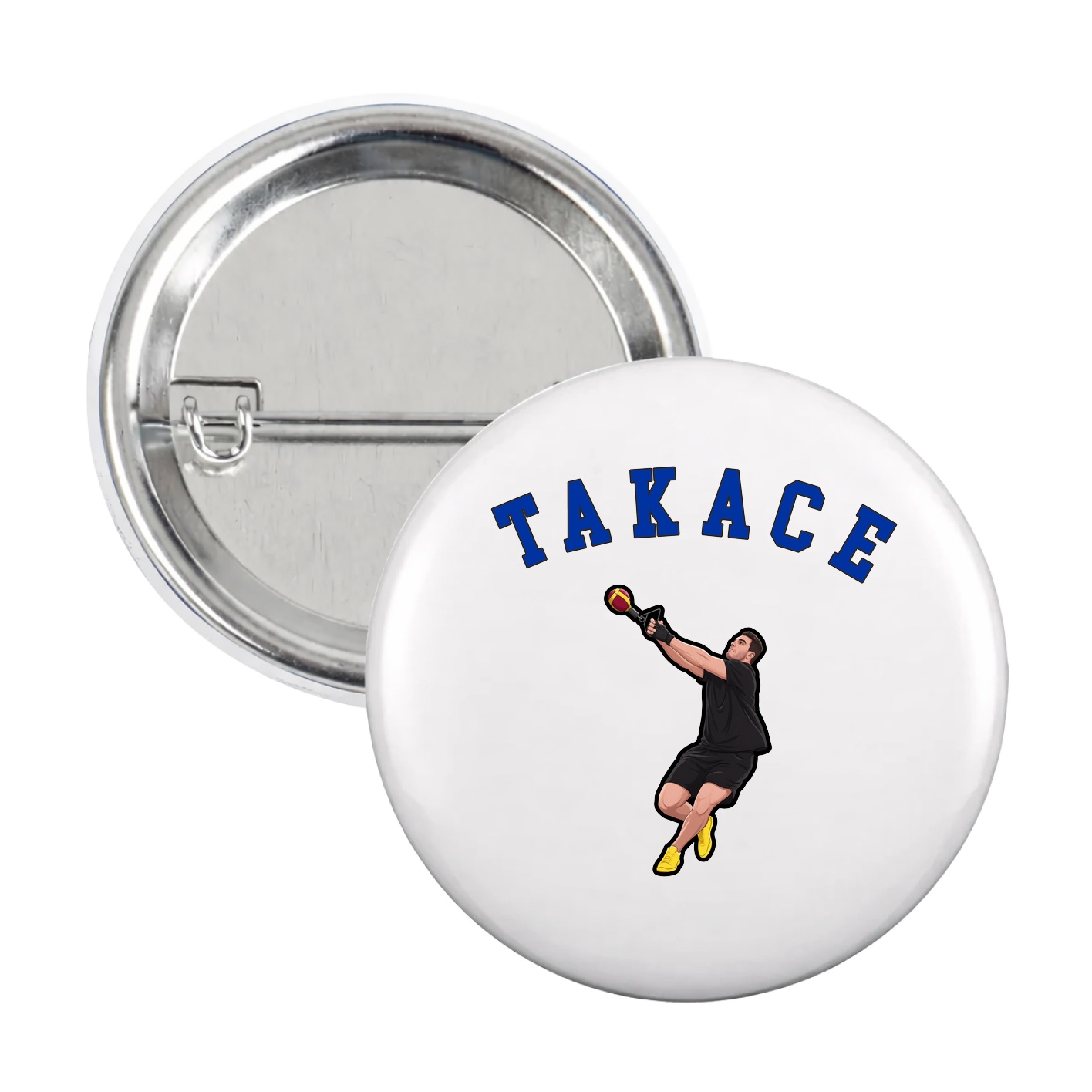 Game Day Button — Shirsey Arch in White