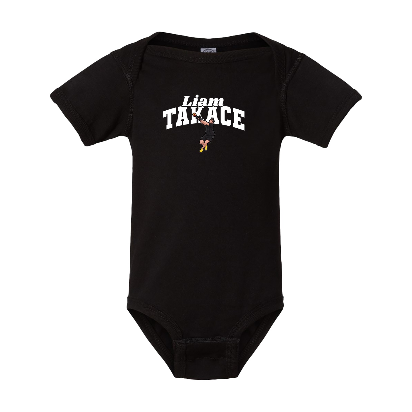 Baby Onesie — Signature Arch in Black