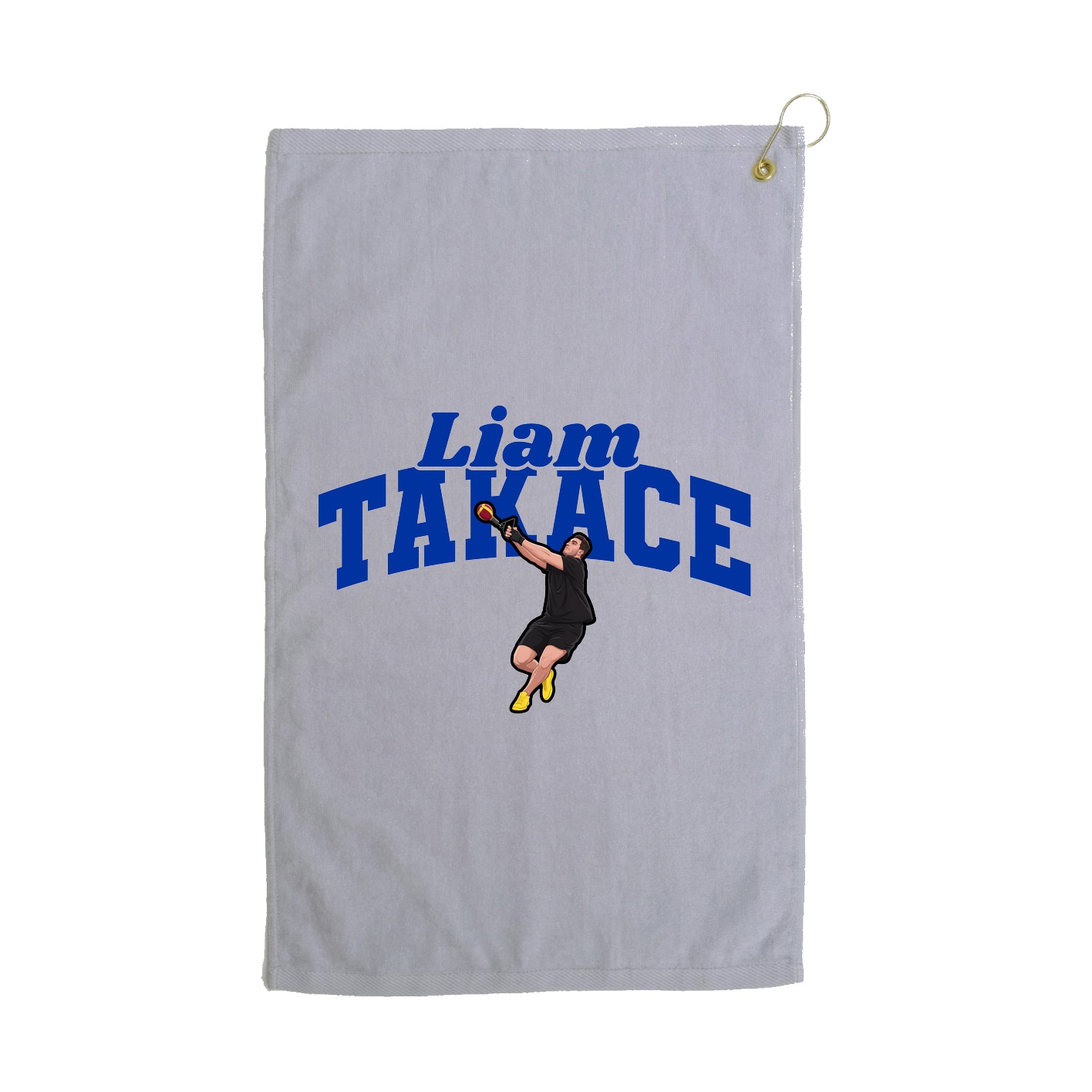 Golf Towel — Signature Arch in Grey