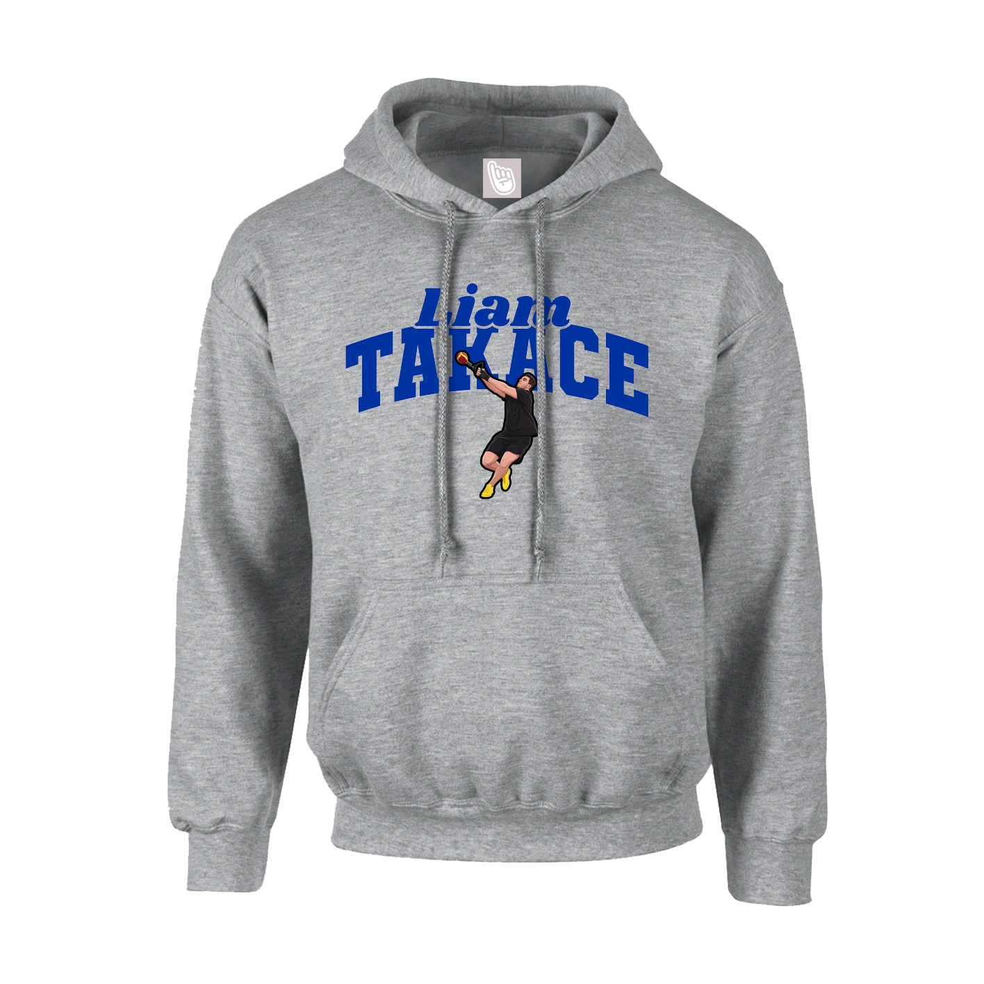 Hoodie — Signature Arch in Grey