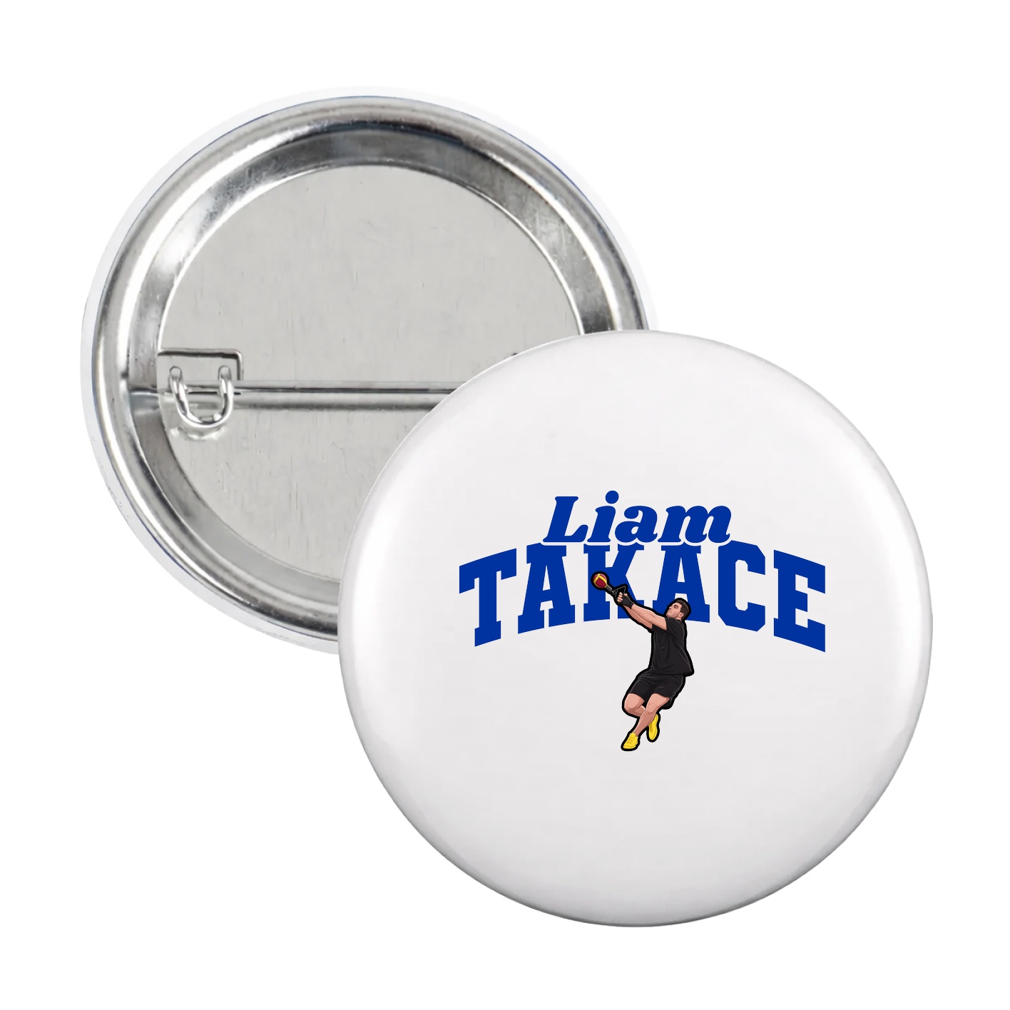 Game Day Button — Signature Arch in White