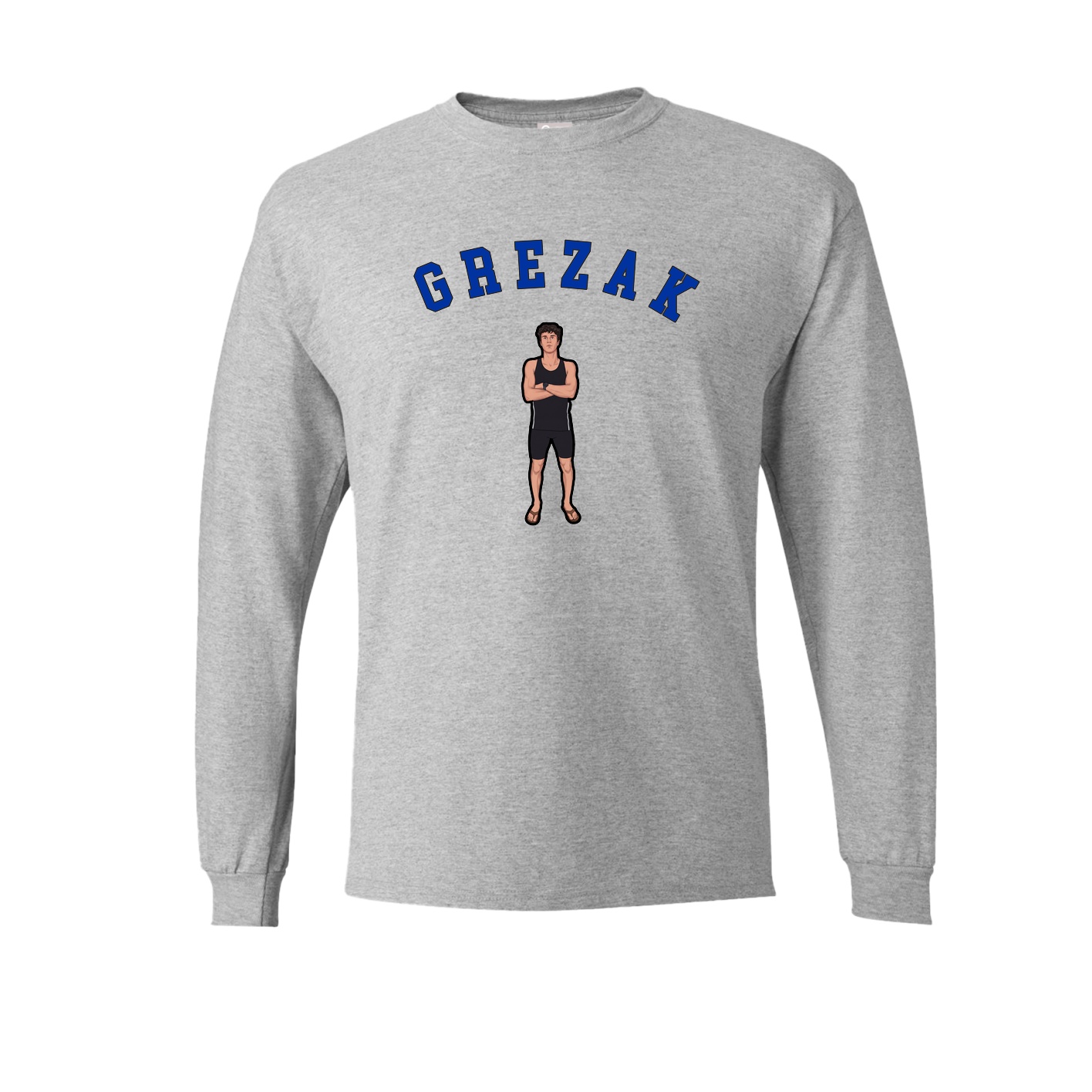 Long Sleeve Tee — Shirsey Arch in Grey