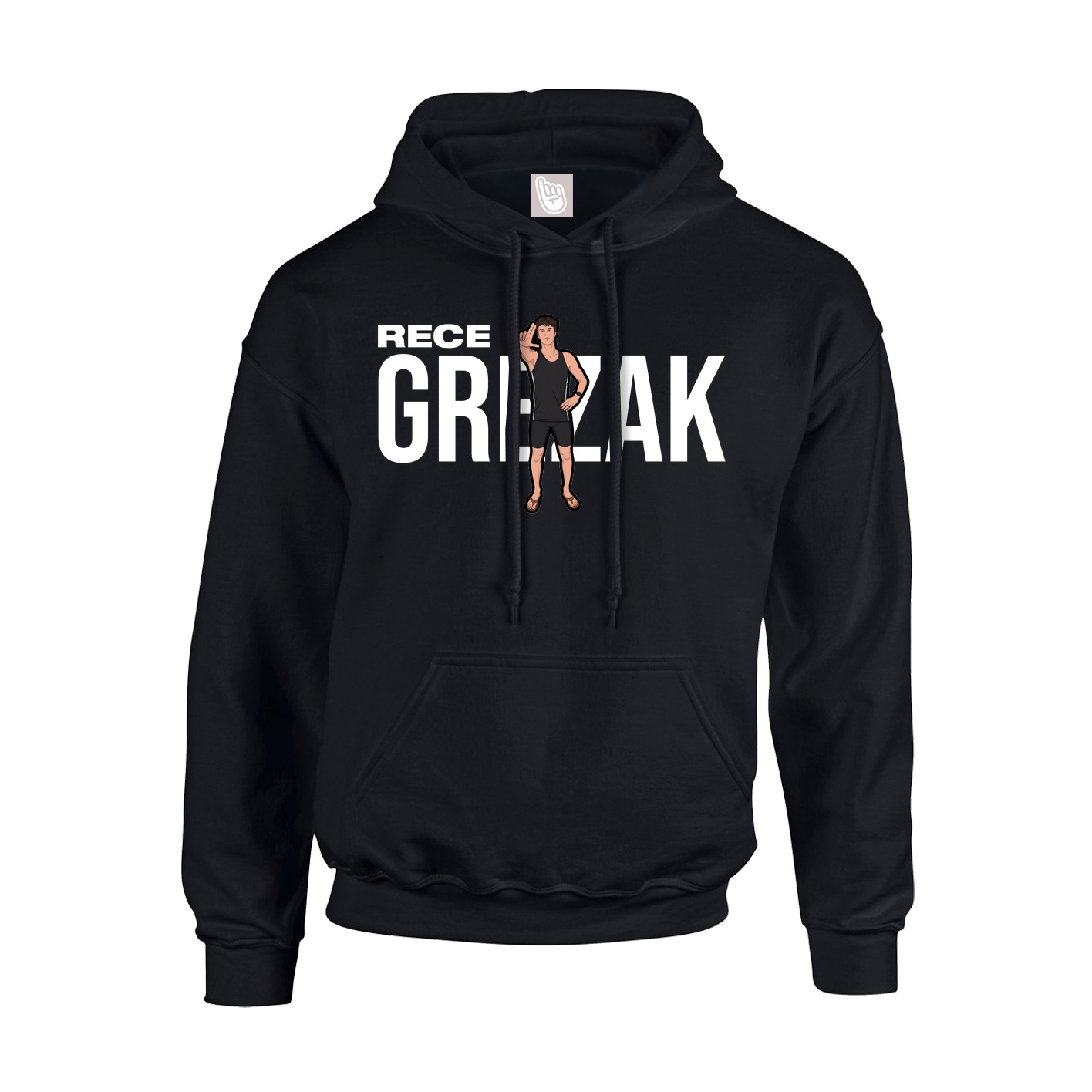 Youth Hoodie — Player Name in Black
