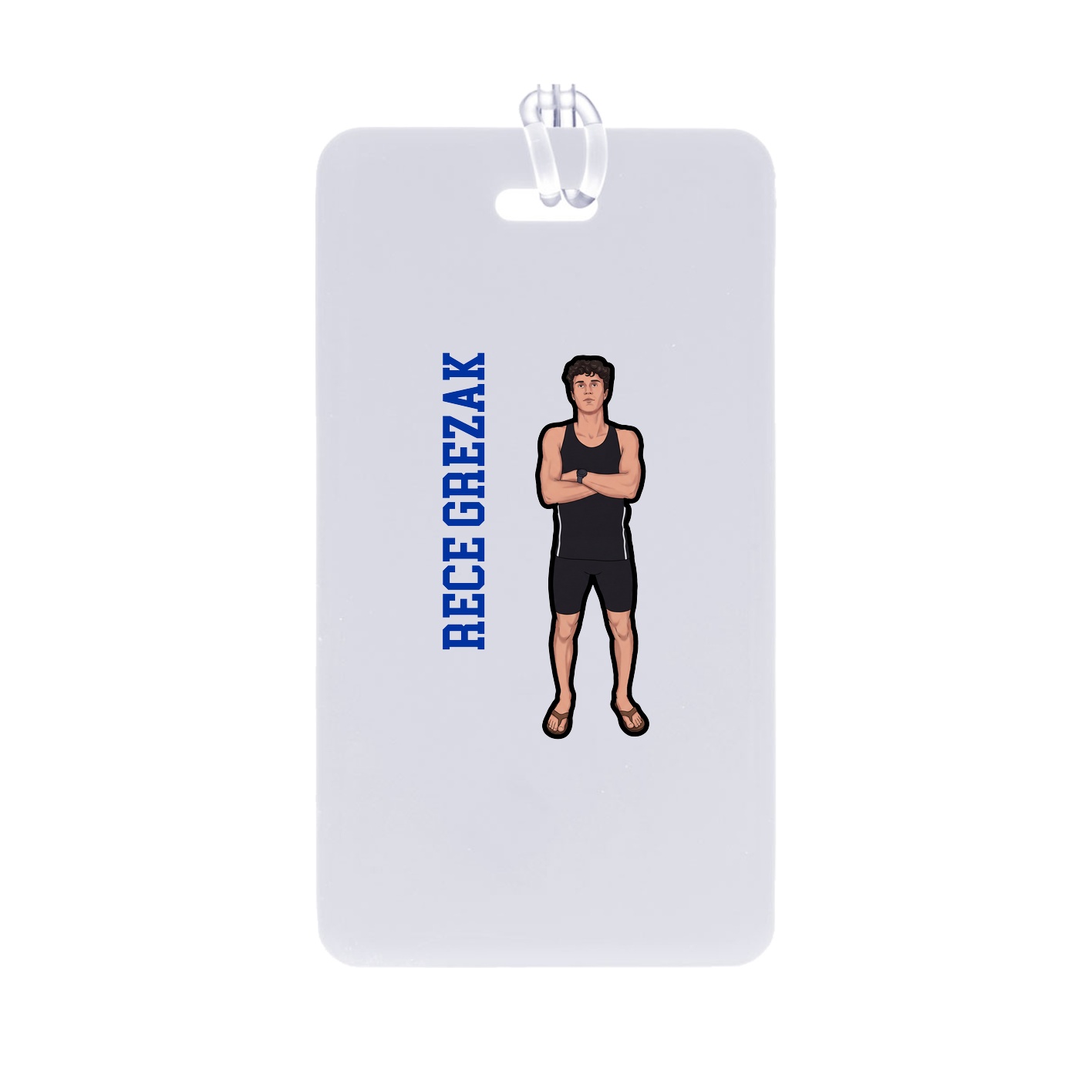 Bag Tag — Name Vertical in Classic