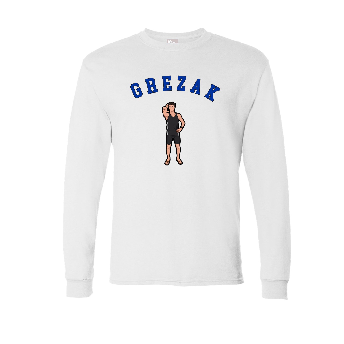Long Sleeve Tee — Shirsey Arch in White
