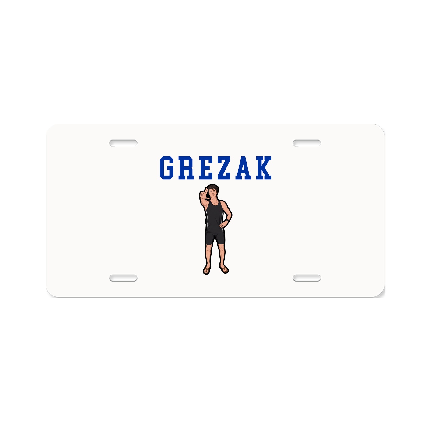 License Plate — Shirsey in Classic