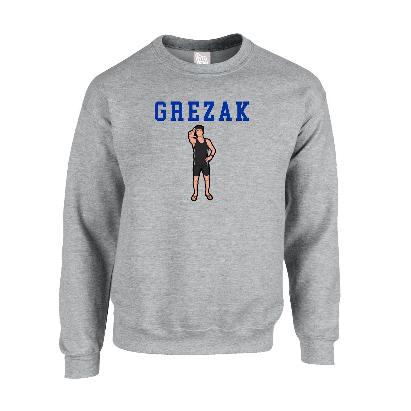 Fleece Crew — Shirsey in Grey