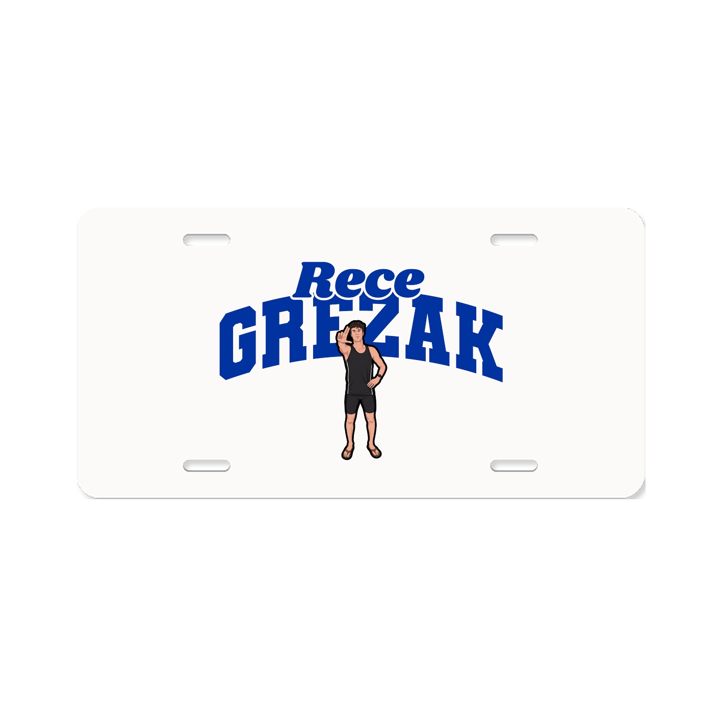 License Plate — Signature Arch in Classic