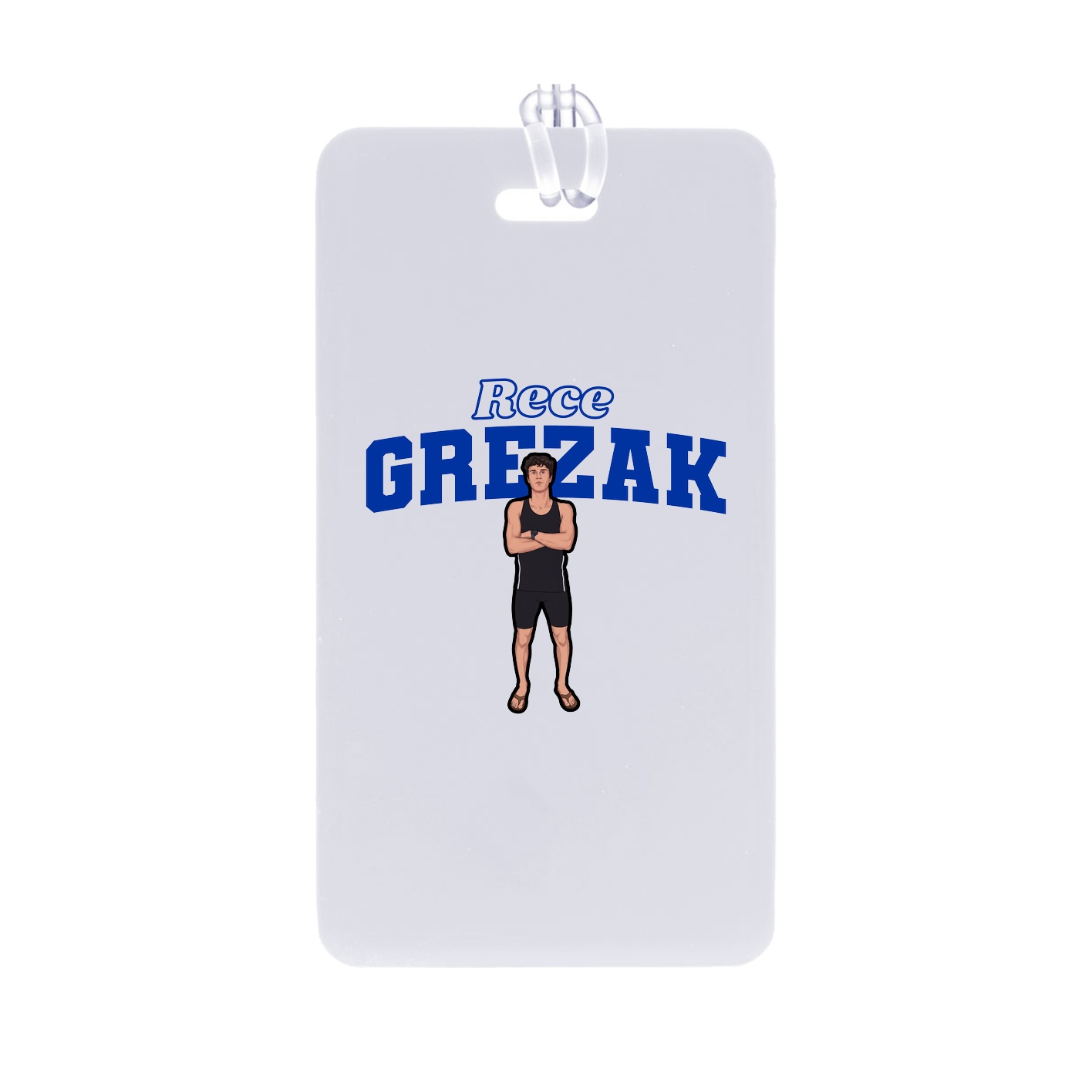 Bag Tag — Name Arch in Classic