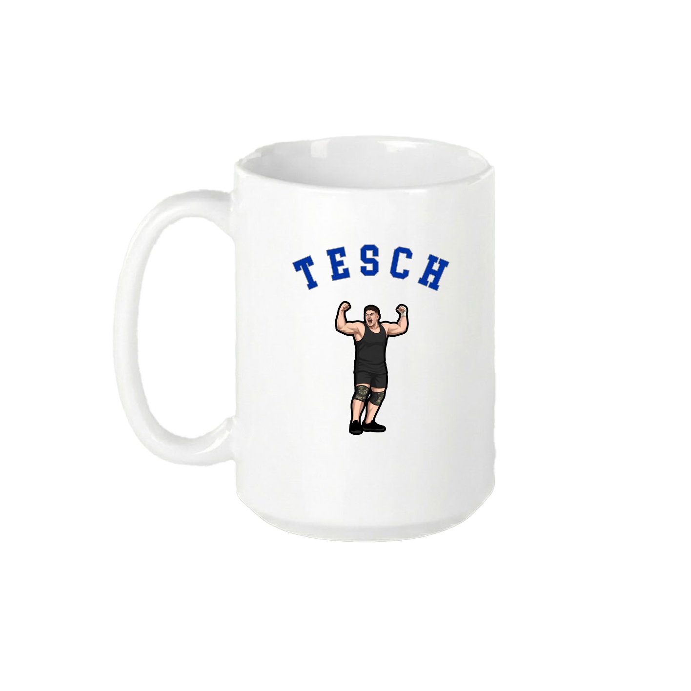 15oz Coffee Mug — Shirsey Arch in White