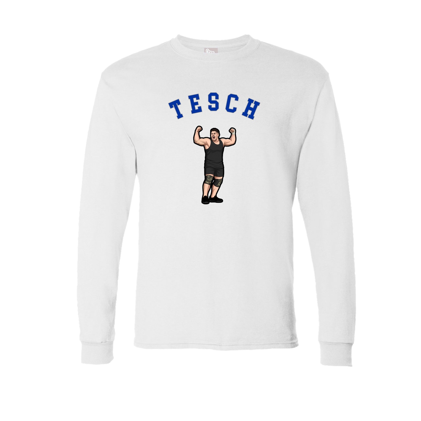 Long Sleeve Tee — Shirsey Arch in White