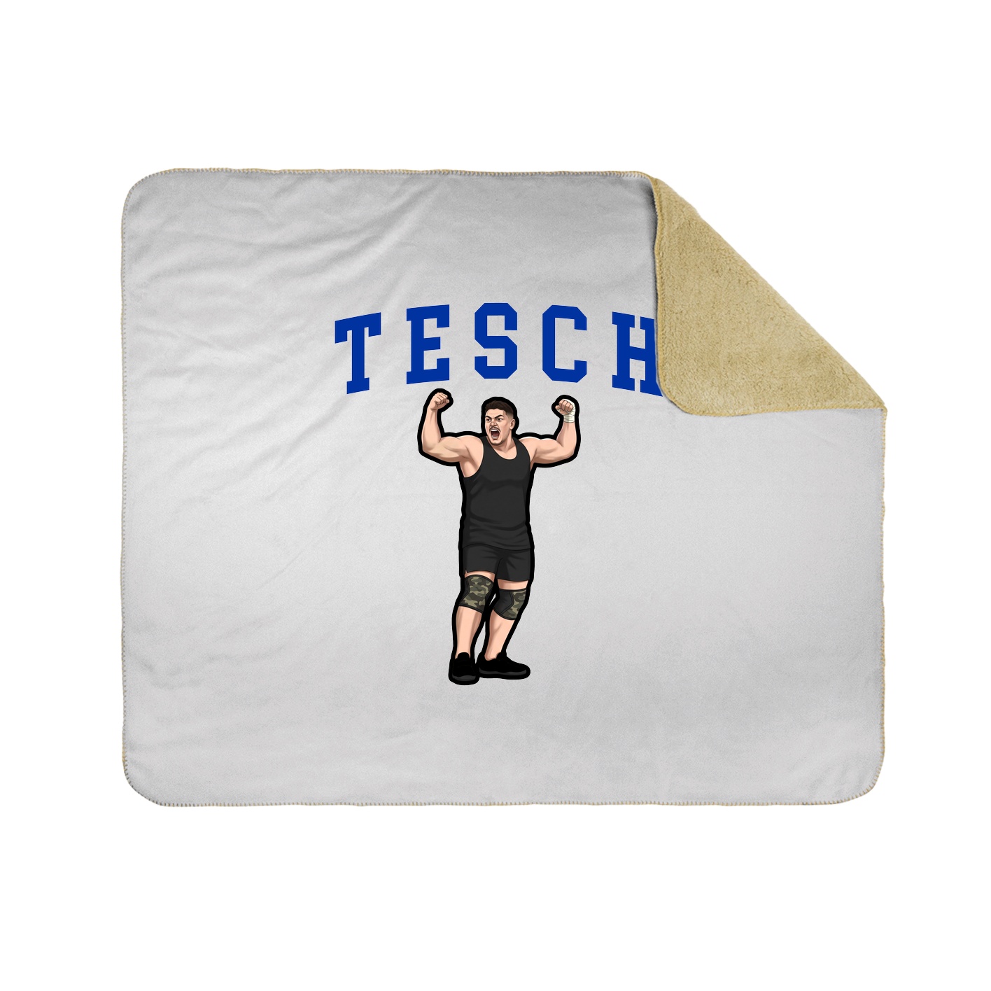 Throw Blanket — Shirsey in White