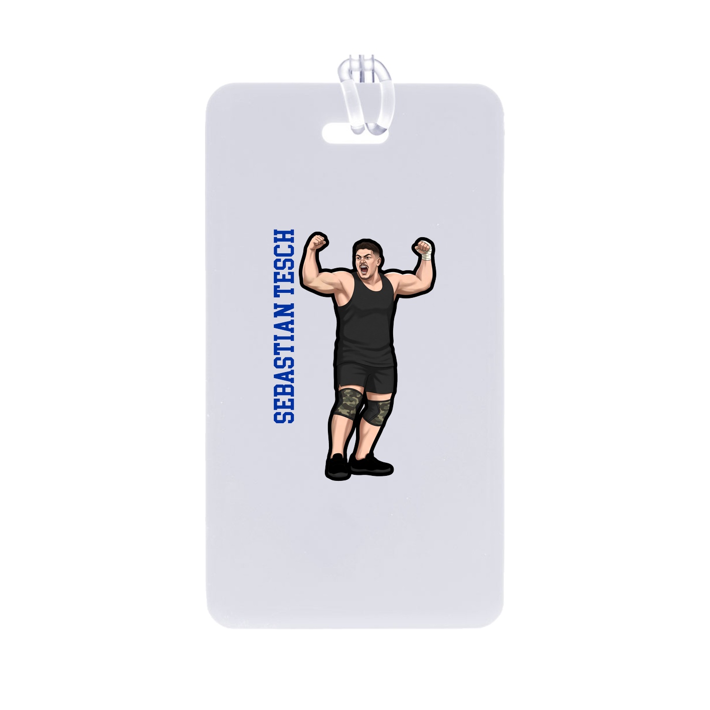 Bag Tag — Name Vertical in Classic