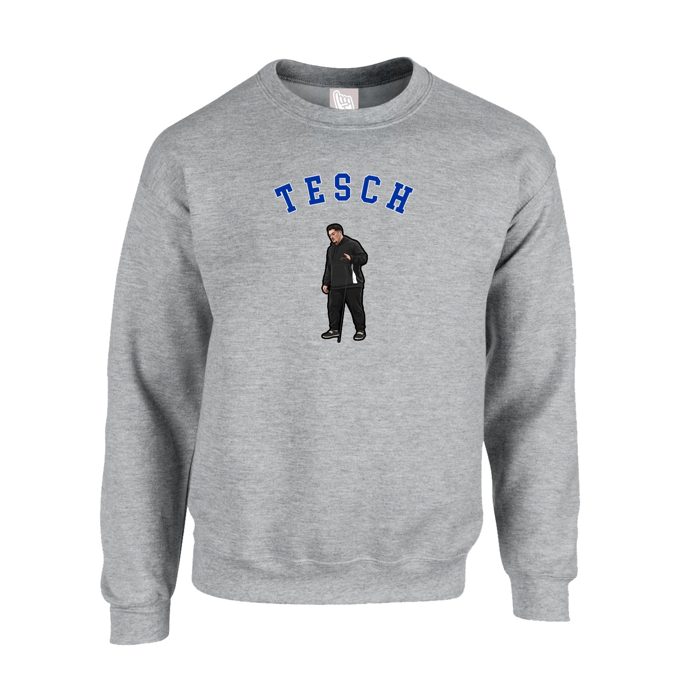 Fleece Crew — Shirsey Arch in Grey