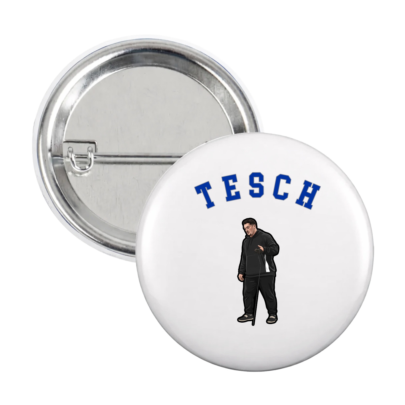 Game Day Button — Shirsey Arch in White