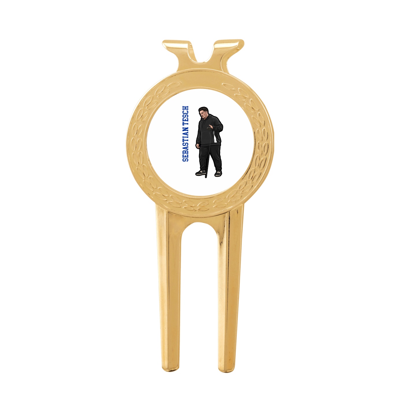Divot Tool with Ball Marker — Name Vertical in Classic