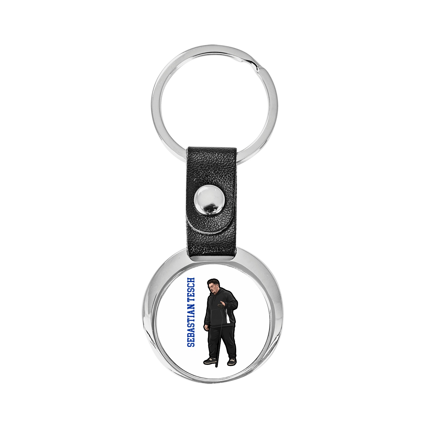 Key Chain — Name Vertical in Classic