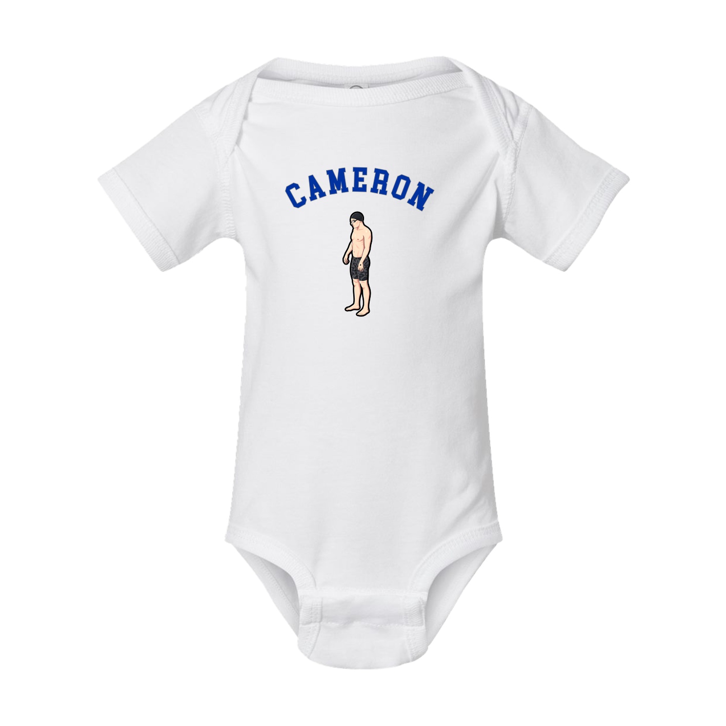 Baby Onesie — Shirsey Arch in White