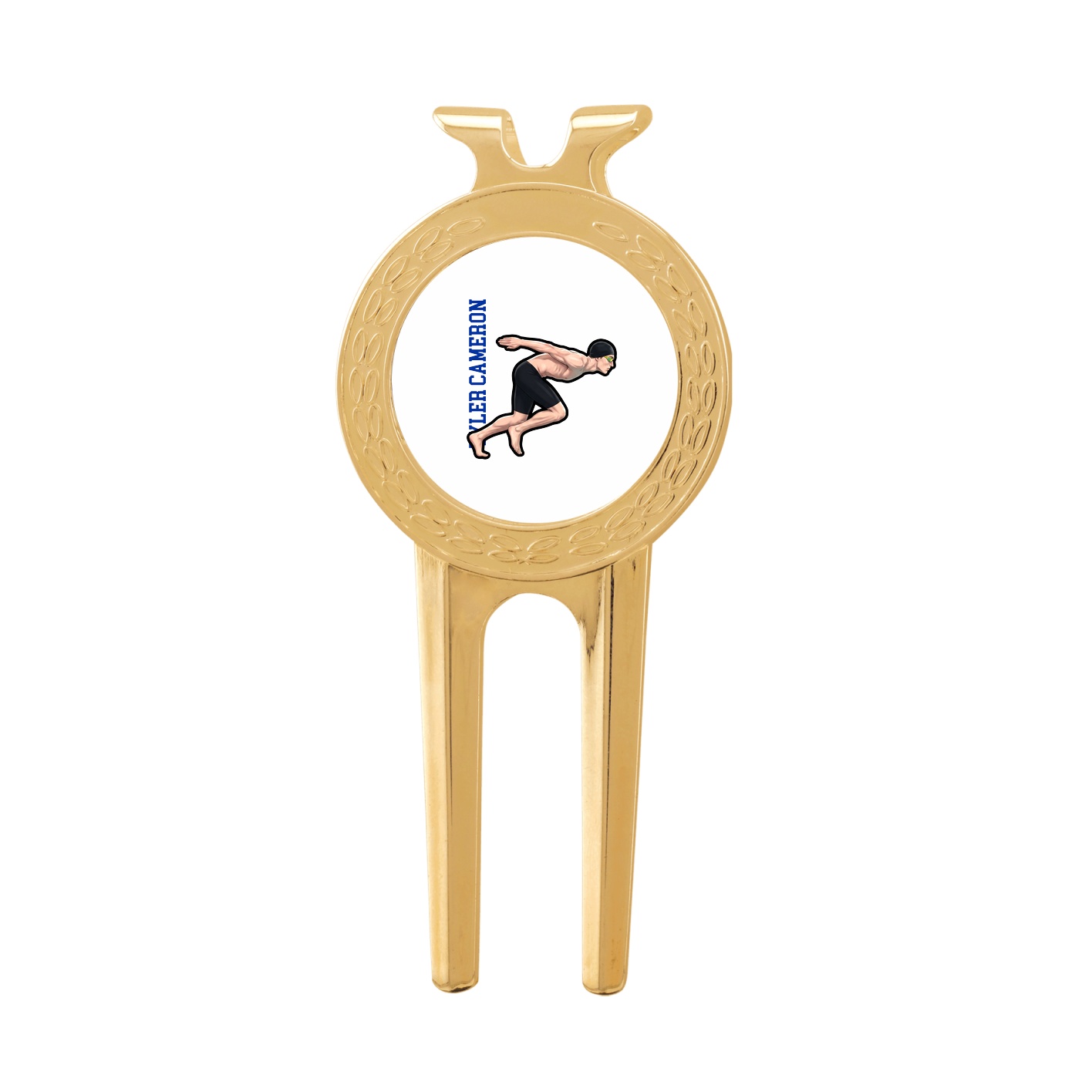 Divot Tool with Ball Marker — Name Vertical in Classic