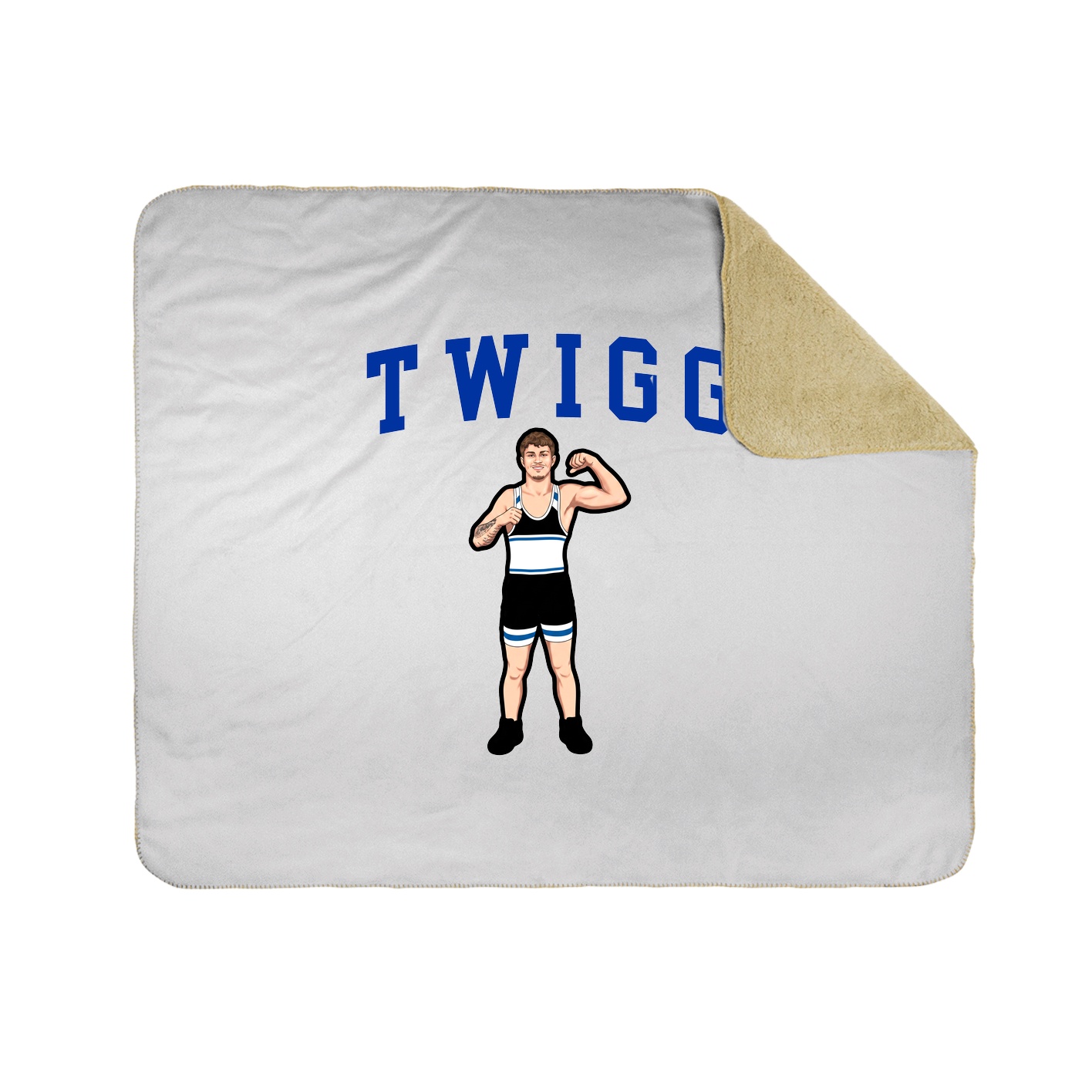 Throw Blanket — Shirsey in White