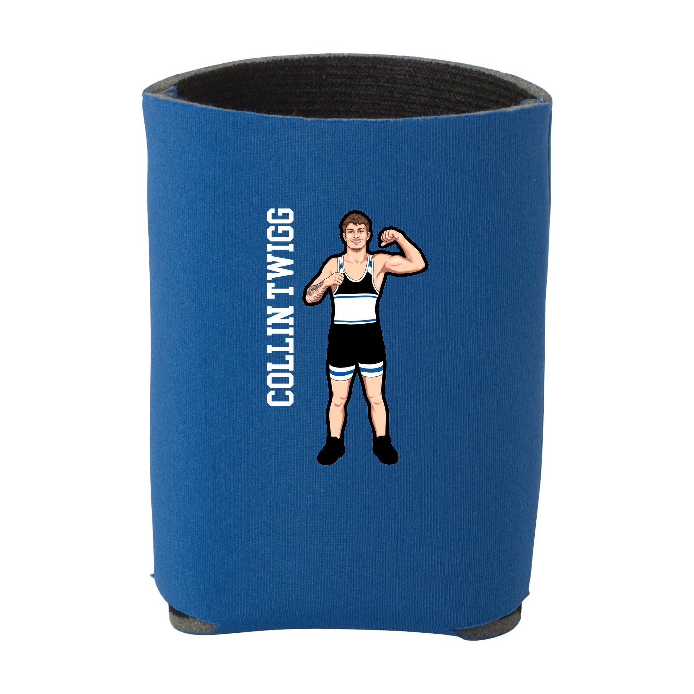 Can Holder — Name Vertical in Royal